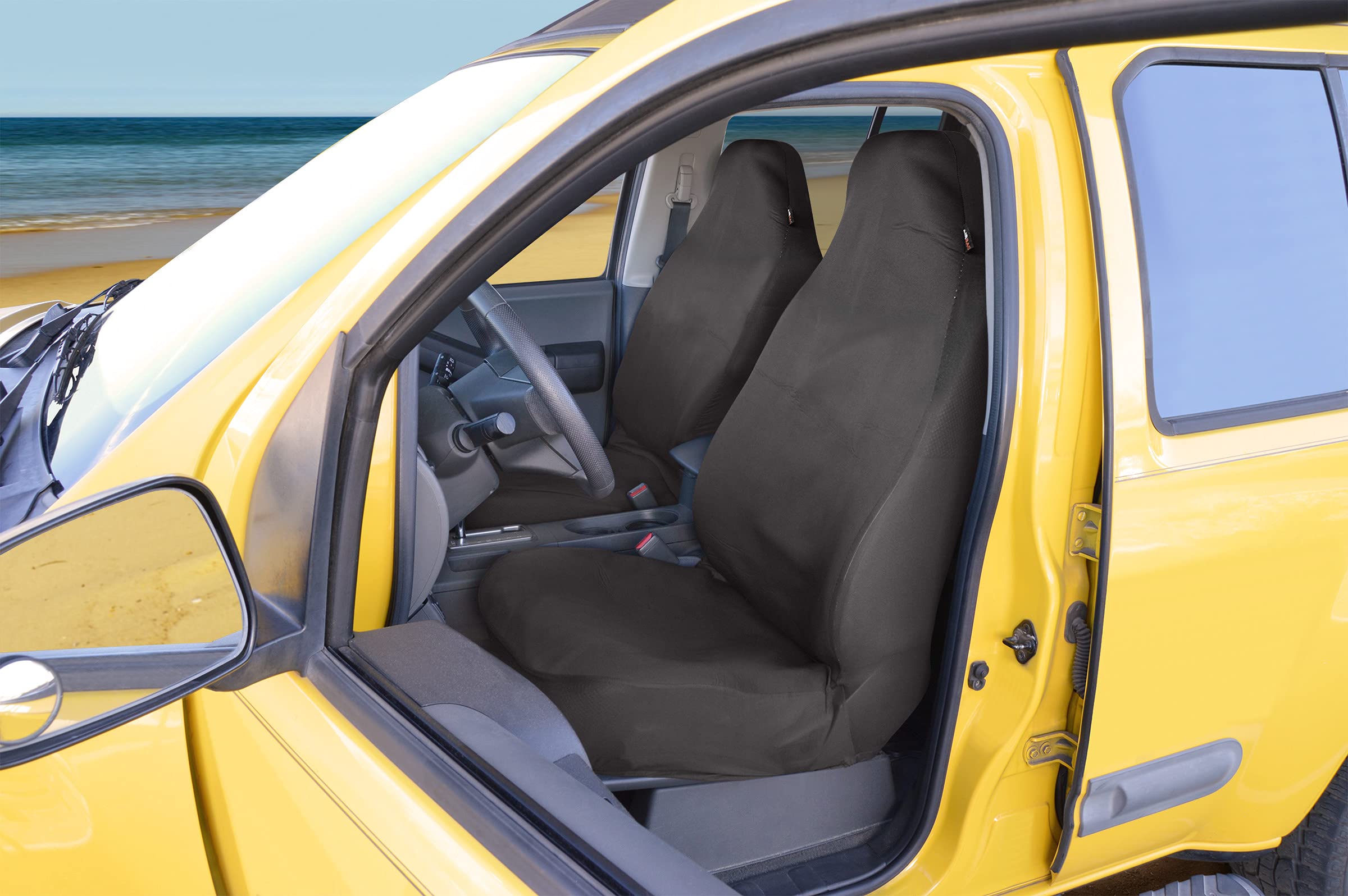 Body Glove Neoprene Seat Cover Kit, Universal Fit for Bucket & Bench Seats, Black, Model 22-1-70418-9, Easy Installation, One Size