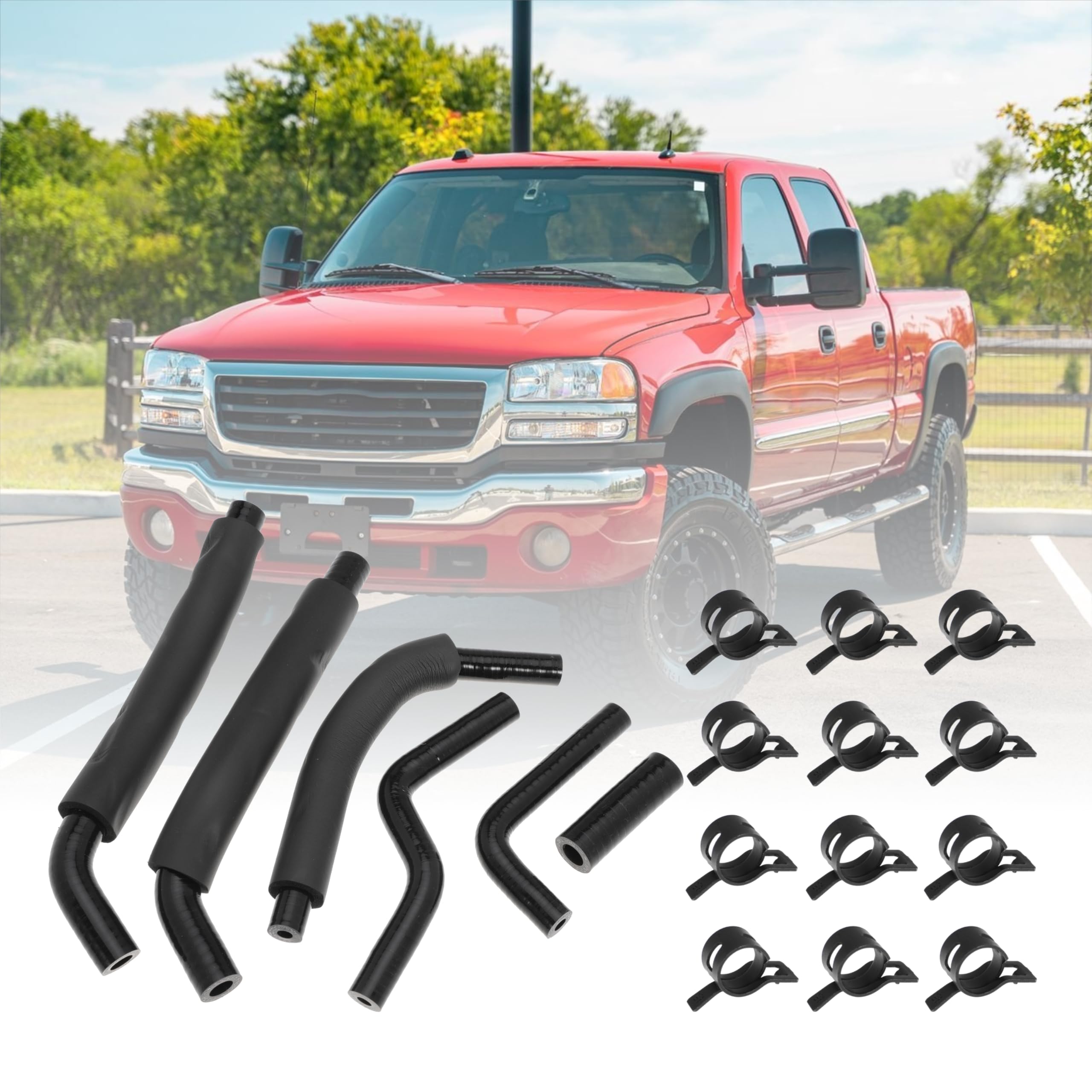 Low Pressure Fuel Line Kit Replace 97216067 97216063 97230321 97216066 97216065 97216064 For LB7 Duramax 2500HD 3500HD 2001 2002