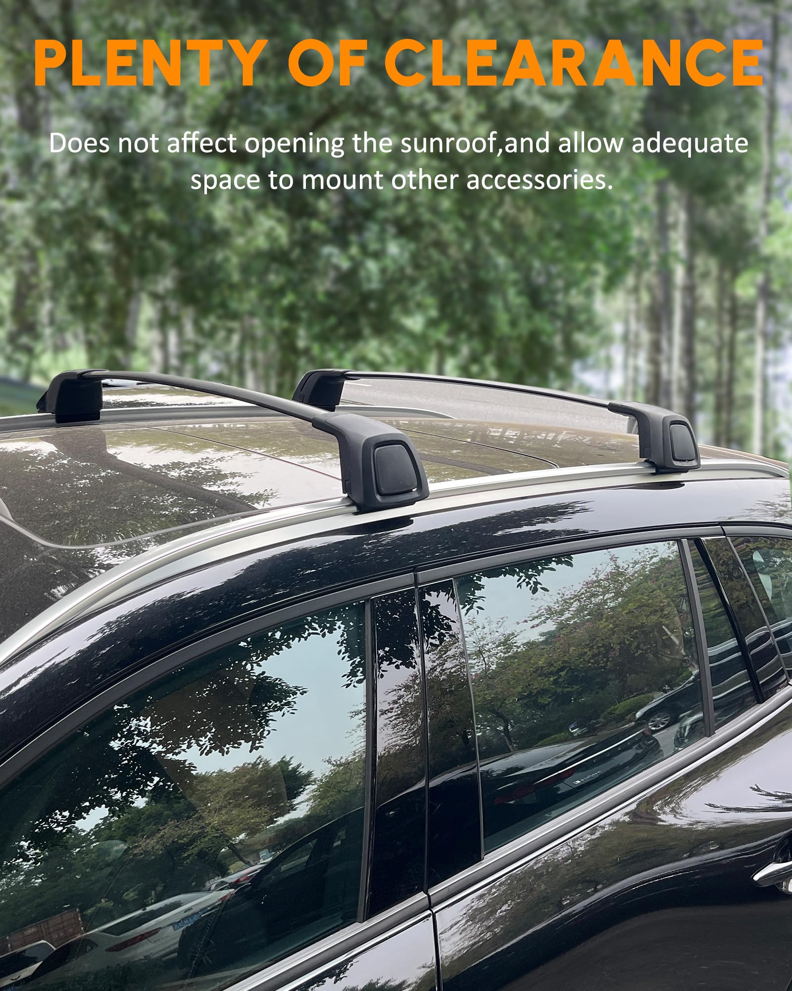 Snailfly Roof Rack Cross Bars Fit For 2023 2024 Mazda Cx50 Cx-50 Lockable Crossbars 165Lbs Capacity For Kayak Ski Bike Snowboard