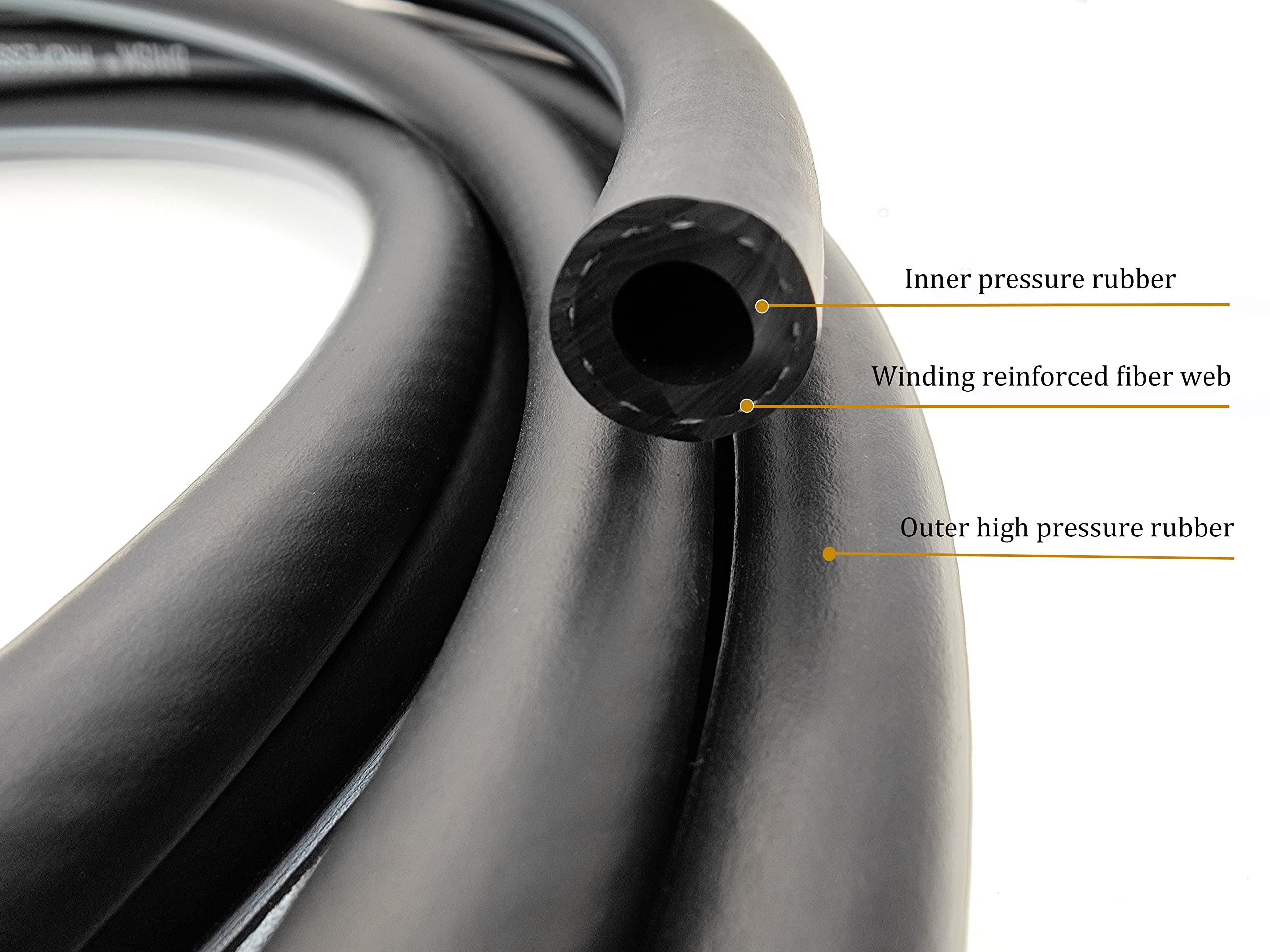 9.85-Foot 5/16 Inch ID Fuel Line Set+ 15 Pcs 2/5'' ID Hose Clamps + 2 Pcs 5/16 Inch Fuel Filters + 2 Pcs 1/4 Fuel Shut-Off Valve