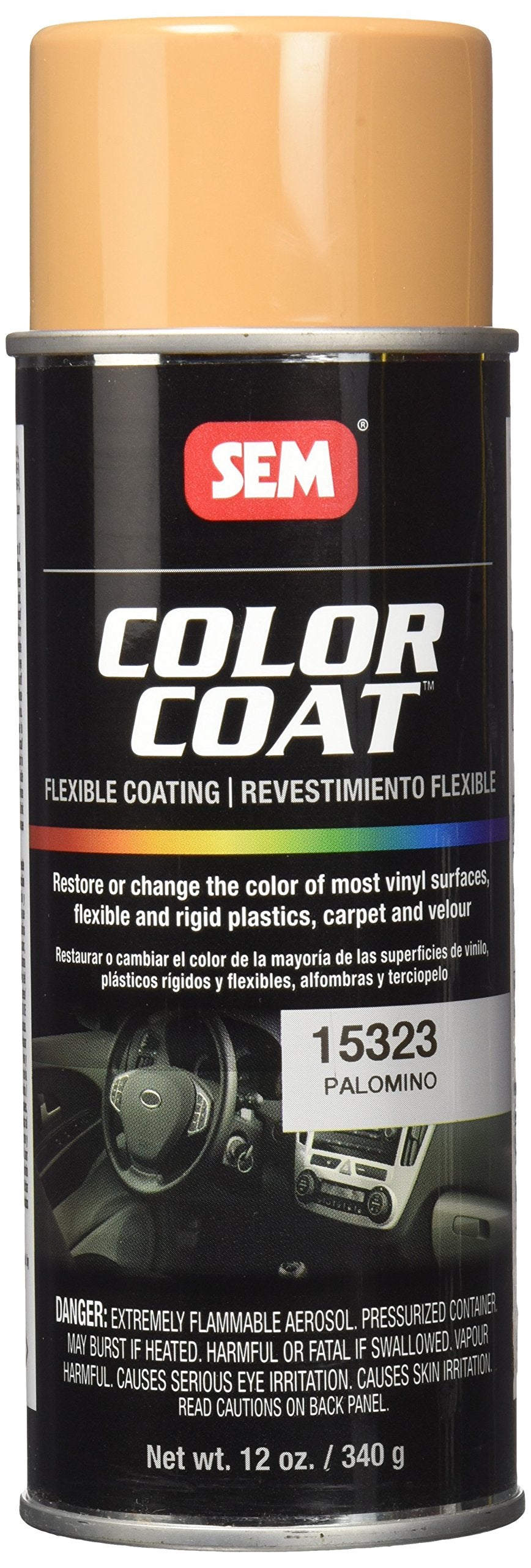 SEM Products 15323 Palomino Color Coat - 12 oz.