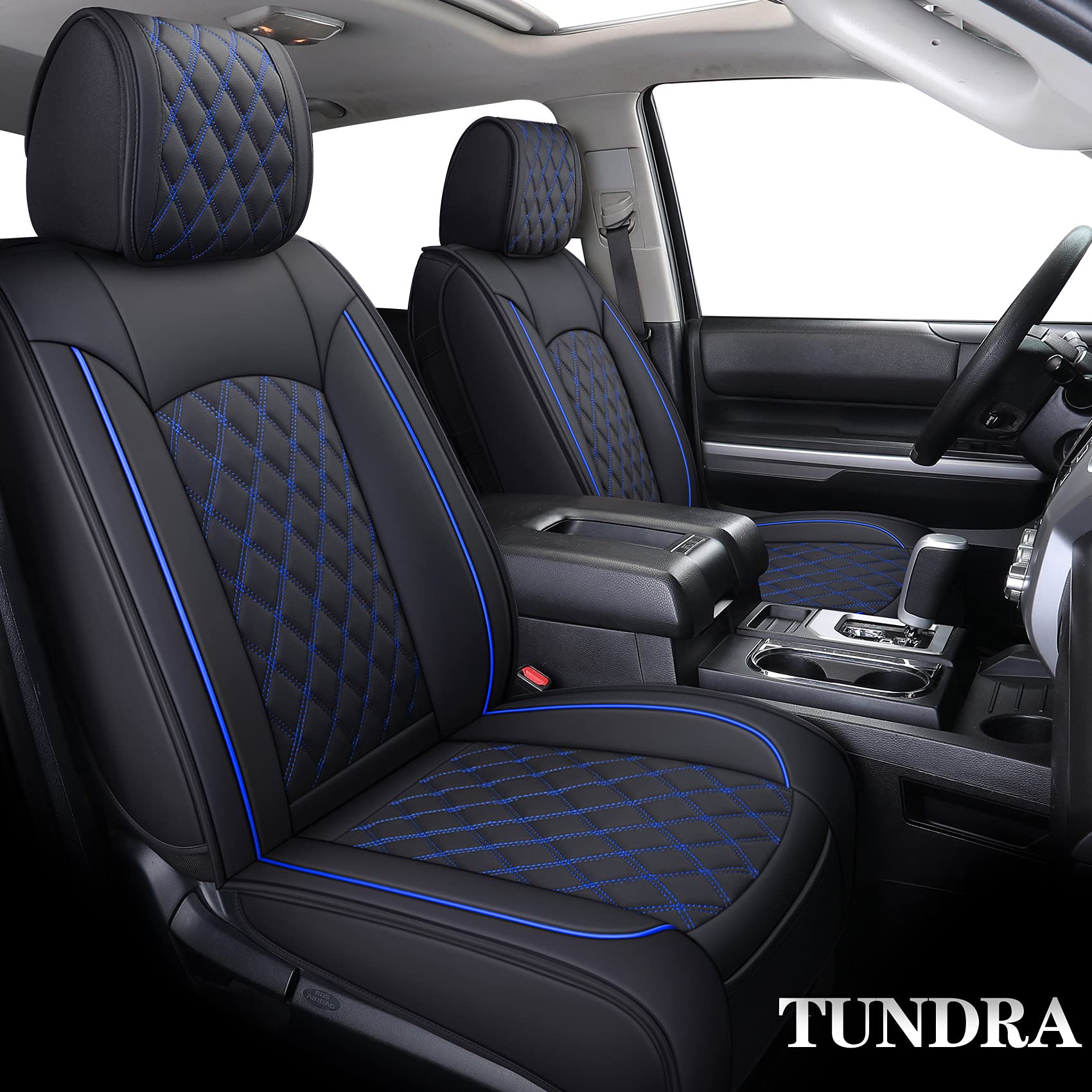 Yiertai Truck Seat Covers Compatible With 2008-2025 Toyota Tundra Crewmax Double Cab Platinum Sr Sr5 Pro Trd Limited 1794 Editio