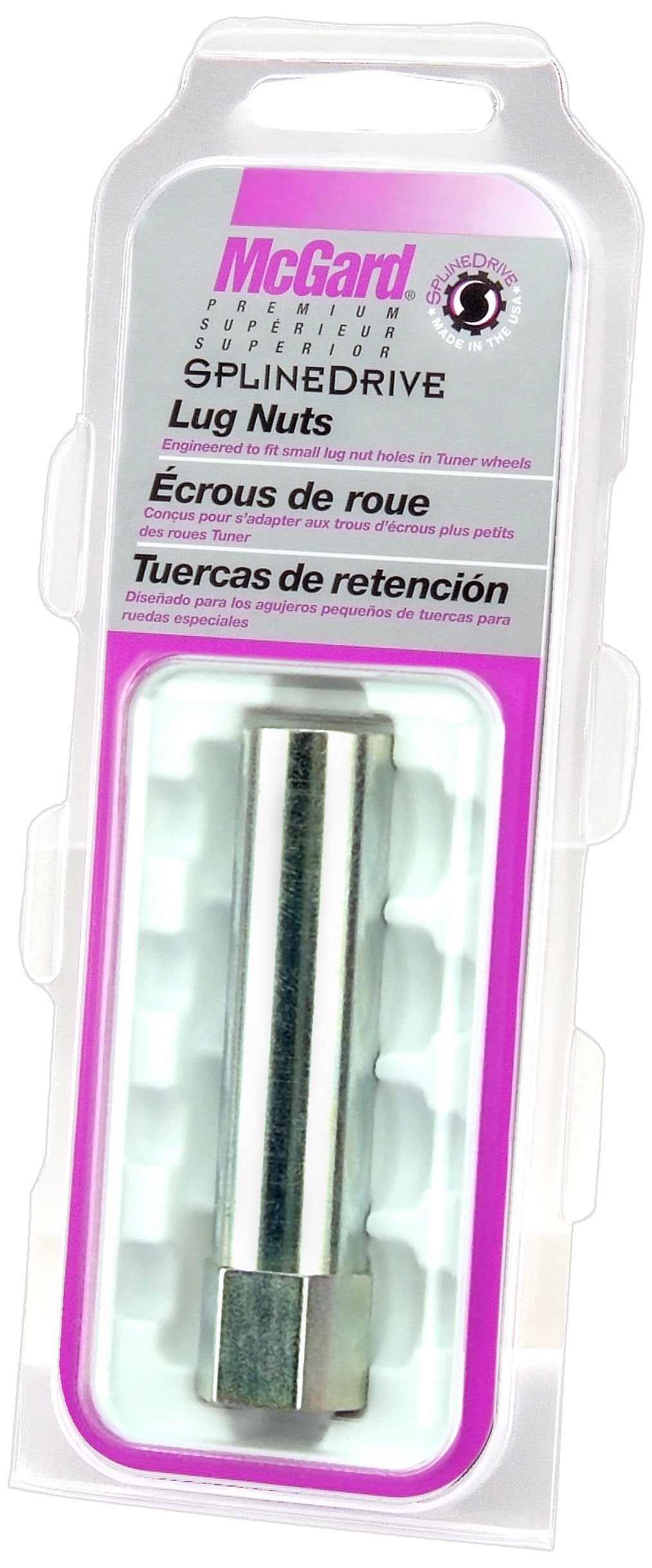 McGard 65300 SplineDrive Installation Tool - 13/16 Hex Size, Silver