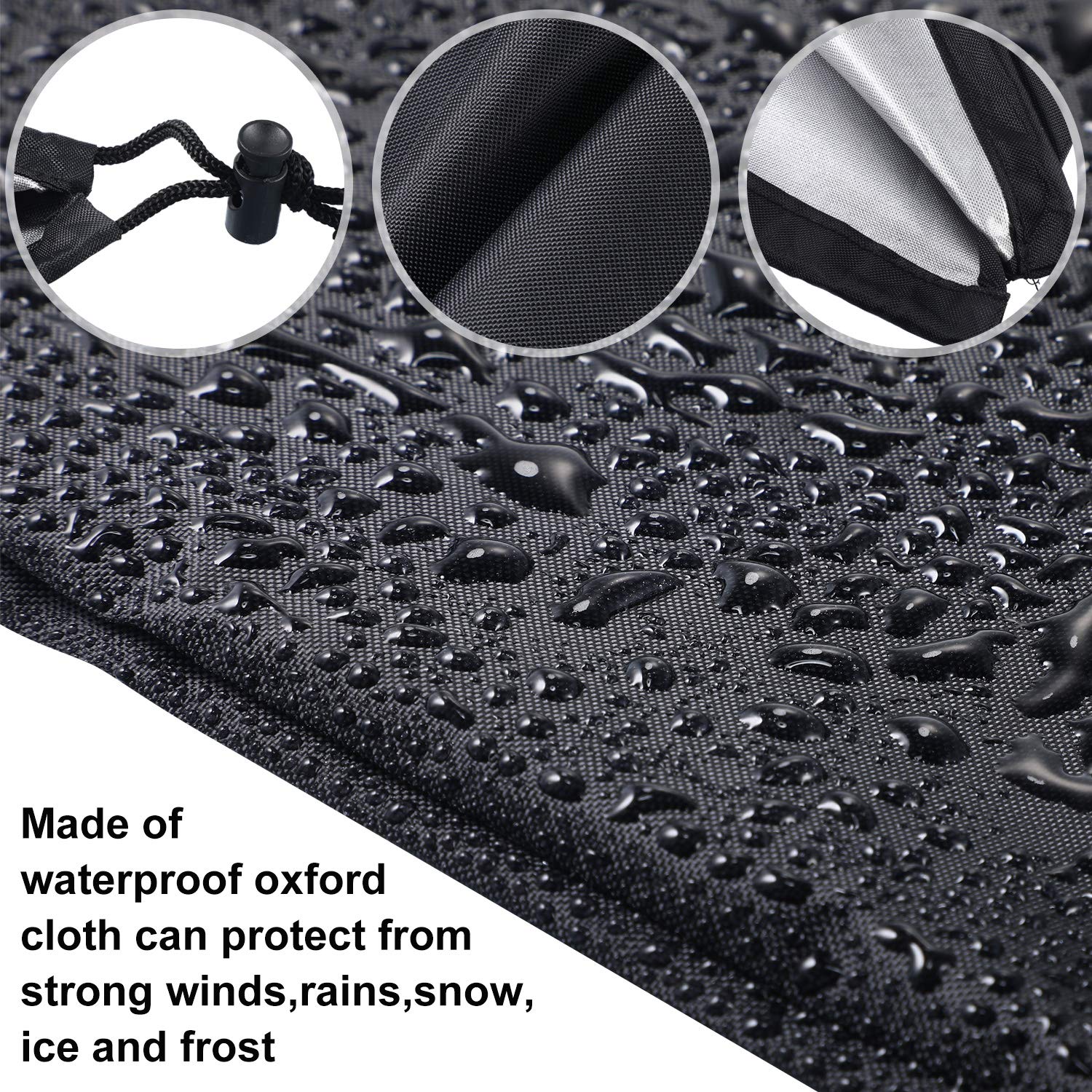 Side View Mirror Cover Auto Rearview Protection Cover Snow Ice Mirror Covers Exterior Rear View Accessories Universal Size For C