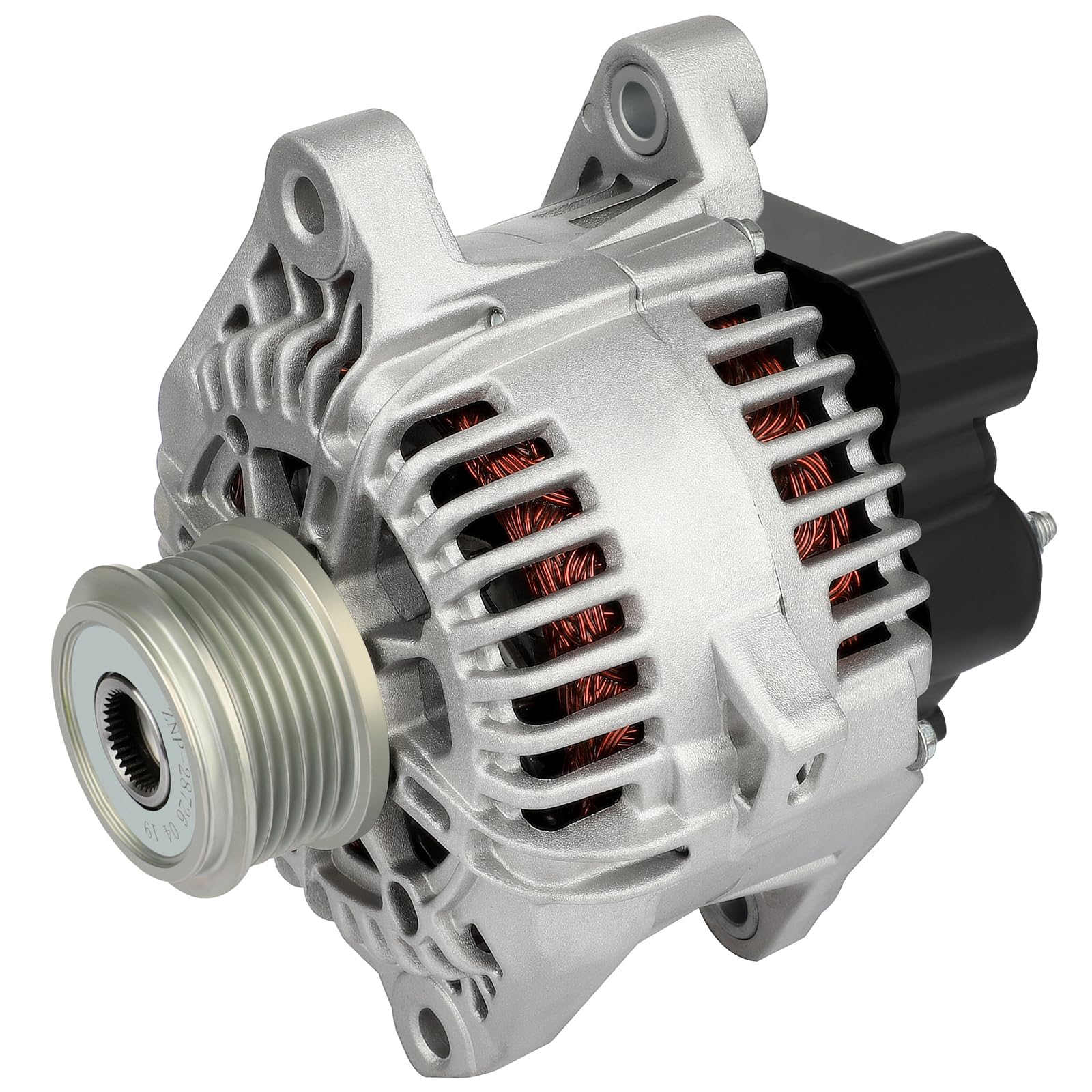 SCITOO Alternator Fits for Kia Optima 2.4L 11-13, for Hyundai Sonata 2.4L 10-13- 12V 100Amp CW 1-Groove Pulley, Replace OE 11491