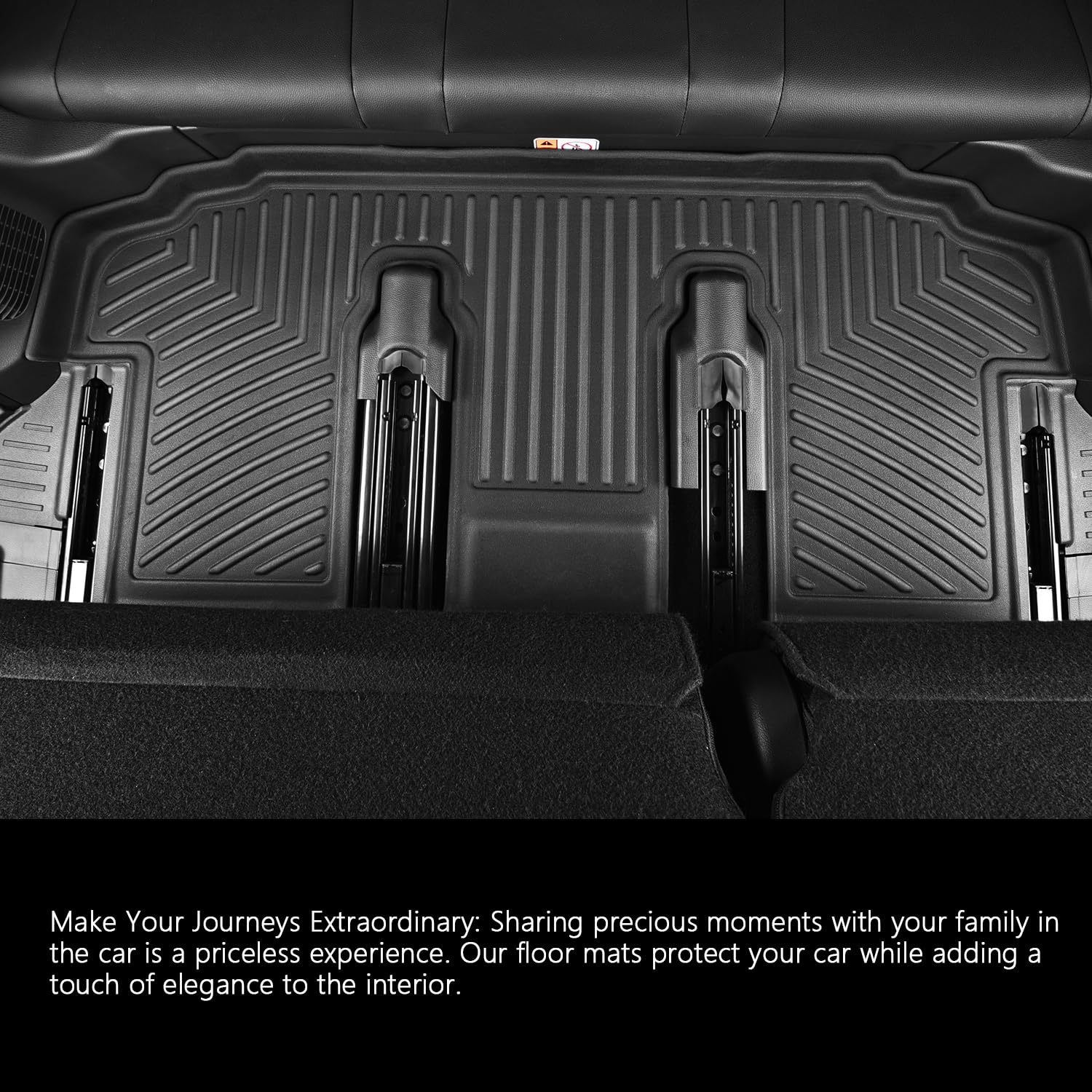 Xinshangxiu 3 Row Floor Mats & Cargo Trunk Liner For 2021 2022 2023 2024 Chevrolet Chevy Suburban/Gmc Yukon Xl/Cadillac Escalade