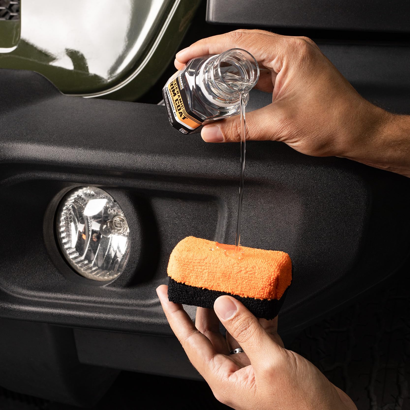 CERAKOTE® Trim Coat Professional Pack - 4 oz Ceramic Coating for Black Trim Restoration - Lasts Over 200 Washes