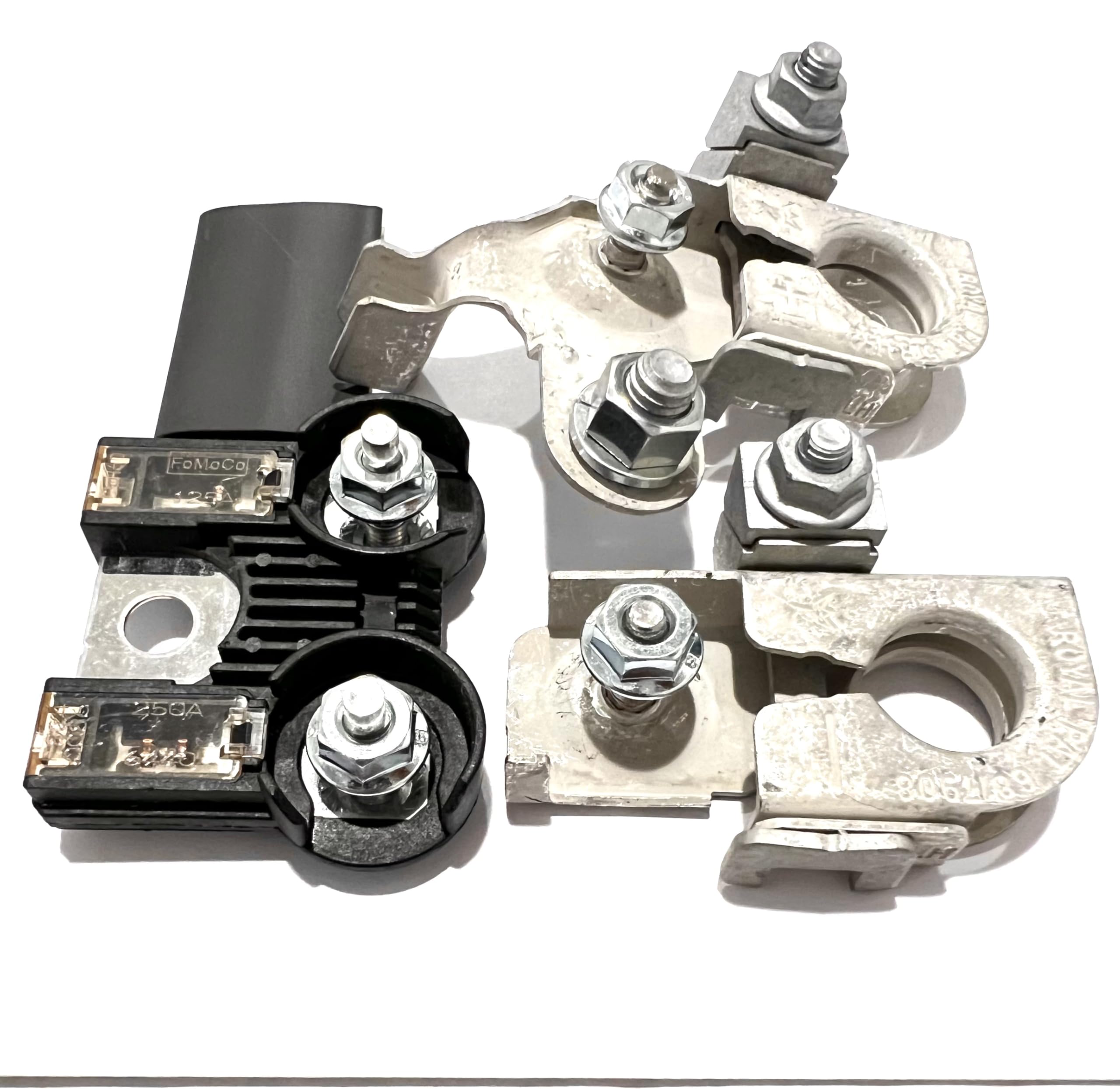 EAPP 250Amp/125Amp Battery Fuselink Fuse for F-150/F-250 - Includes Positive & Negative Terminals, Durable Plastic Construction