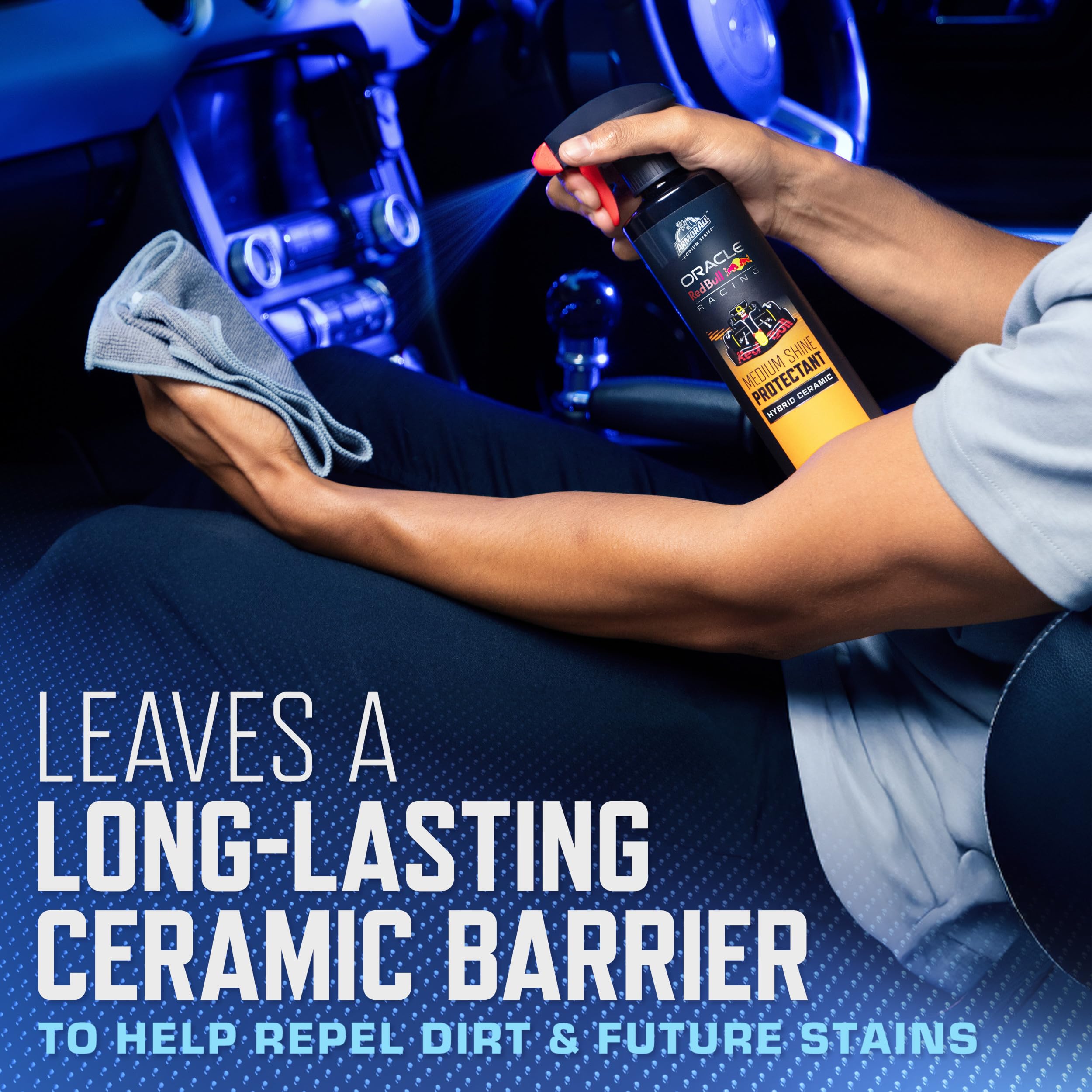 Armor All Podium Series Hybrid Ceramic Protectant Spray, 16 fl oz, Developed with Oracle Red Bull Racing