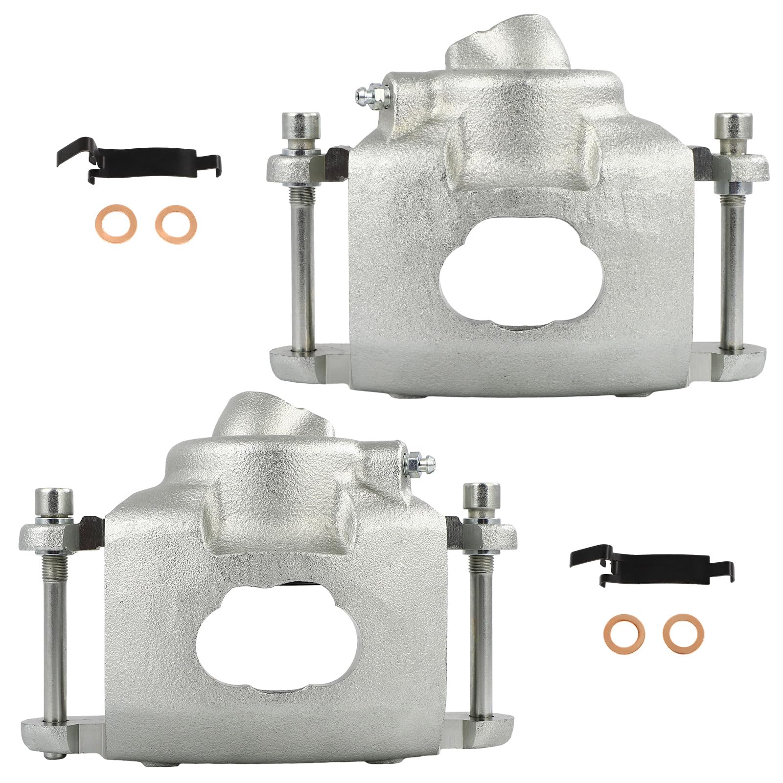 cciyu 184042 184041 Front Left & Right Brake Calipers Fit For Buick 1973-1976,For Cadillac 1976,For Chevrolet 1970-1976,For GMC 