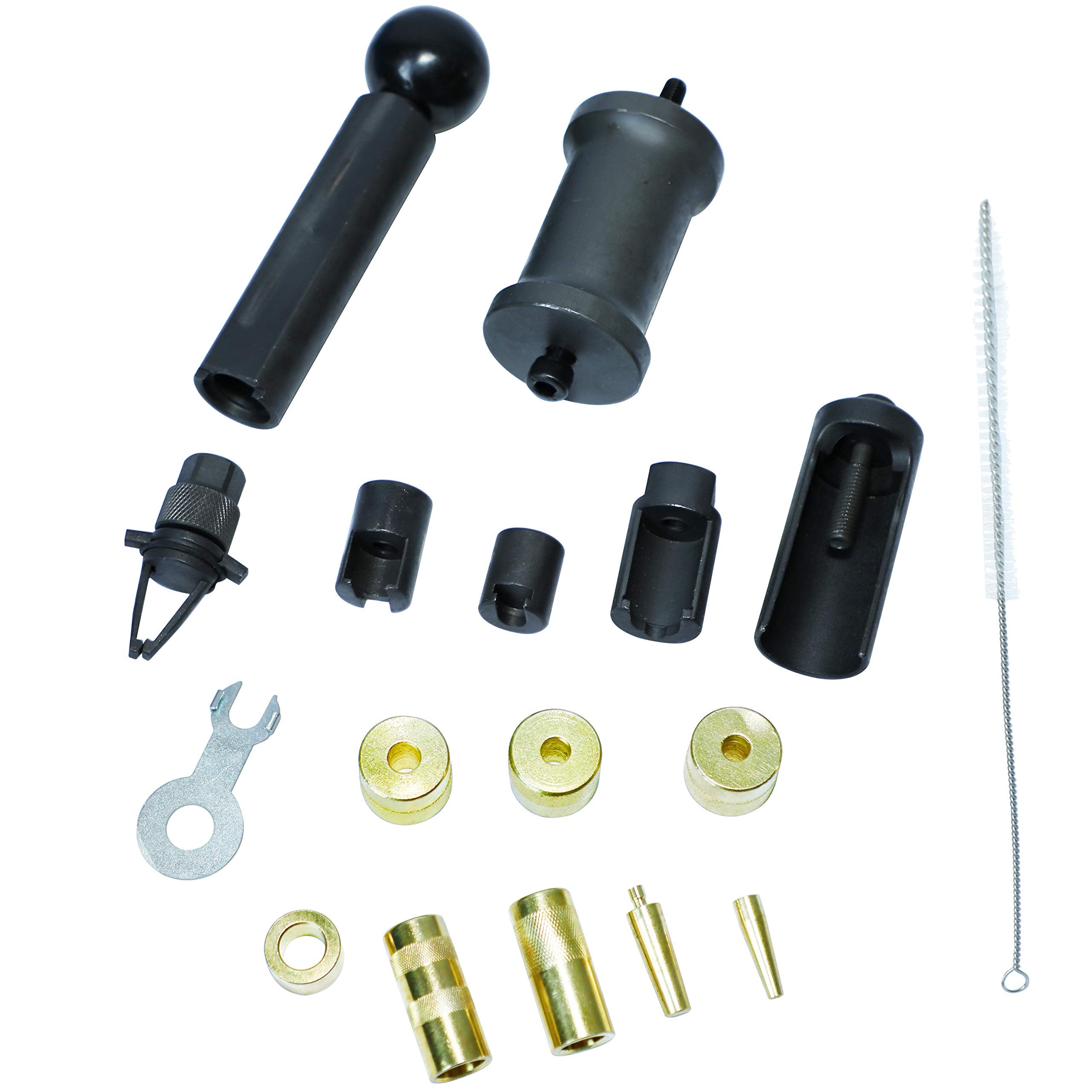 DPTOOL Fuel Injector Puller Set 18PC Steel Kit for Audi VW 1.4-3.6 V6/V8 FSI TSI