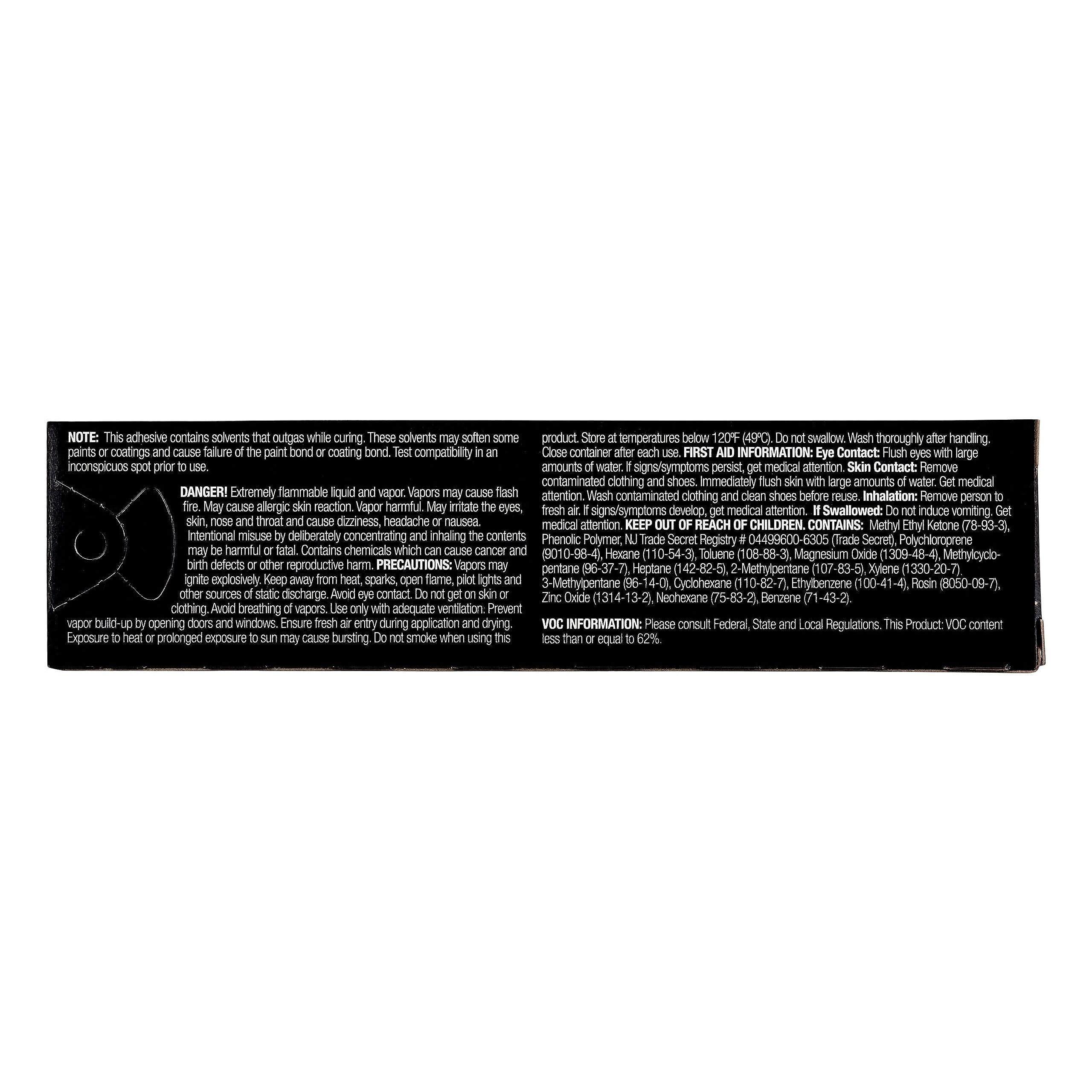 3M Super Weatherstrip And Gasket Adhesive, 5 Fl Oz., Forms Flexible, Waterproof Bond That Resists Vibration, Resists Oils, Solve