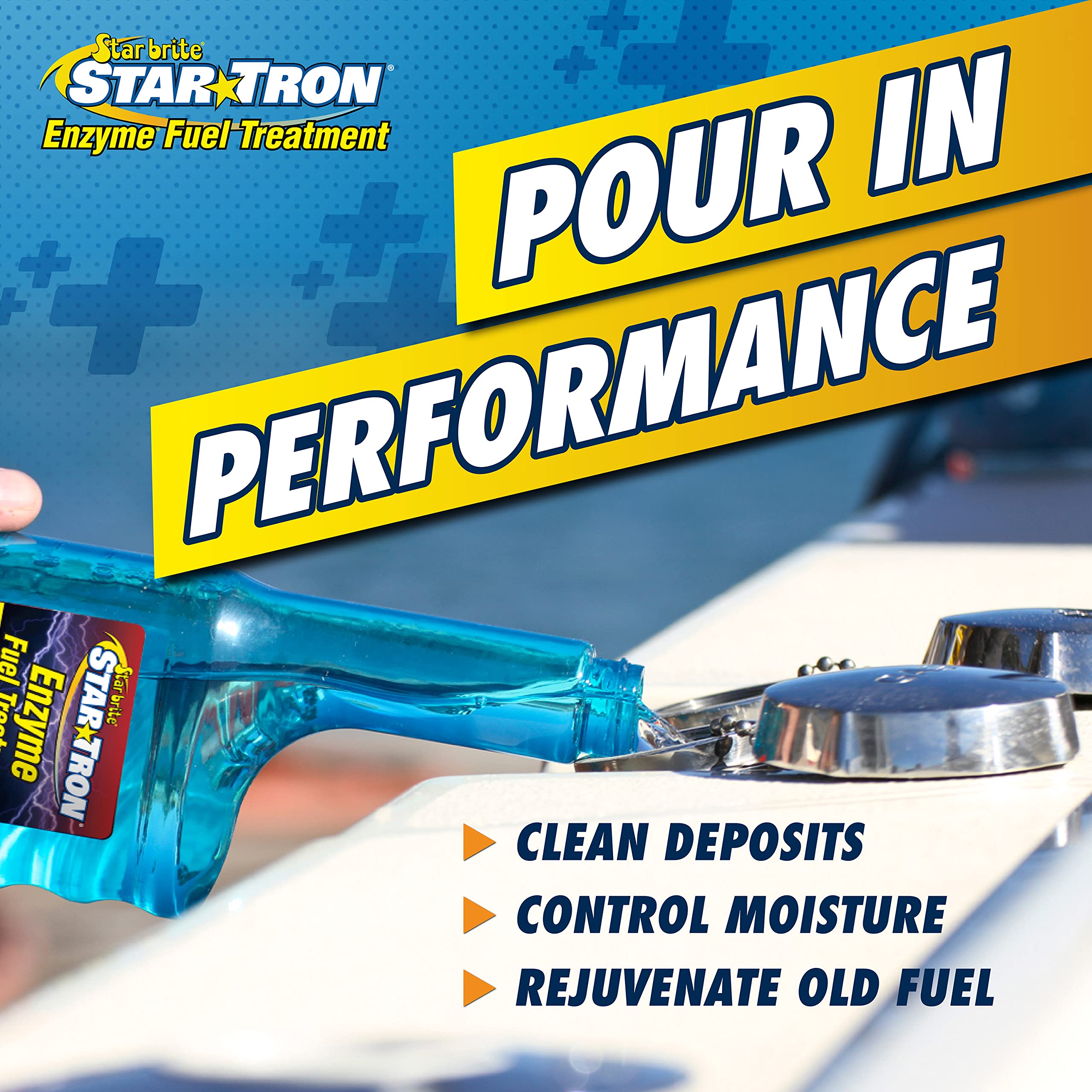 Star Brite Star Tron Enzyme Fuel Treatment Sef Gasoline Formula - 1 Oz. Treats 6 Gallons - 32 Oz (14332)