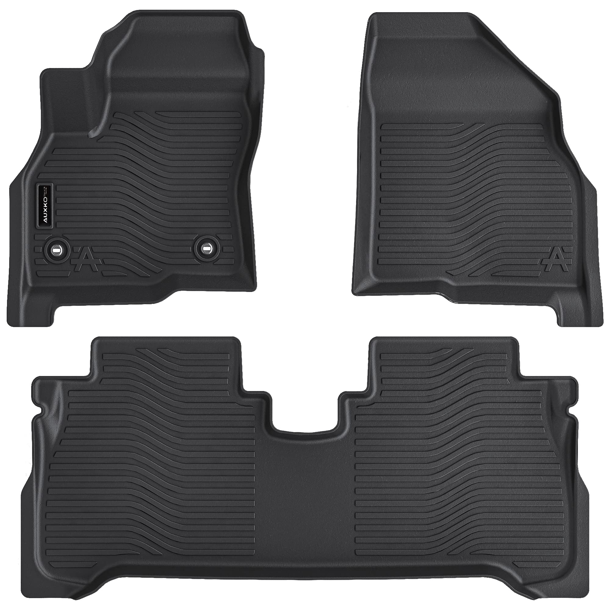 Auxko All Weather Floor Mats Fit For Chevrolet Bolt Euv 2022 2023 2024 Tpe Rubber Liners Set Bolt Euv Accessories All Season Gua