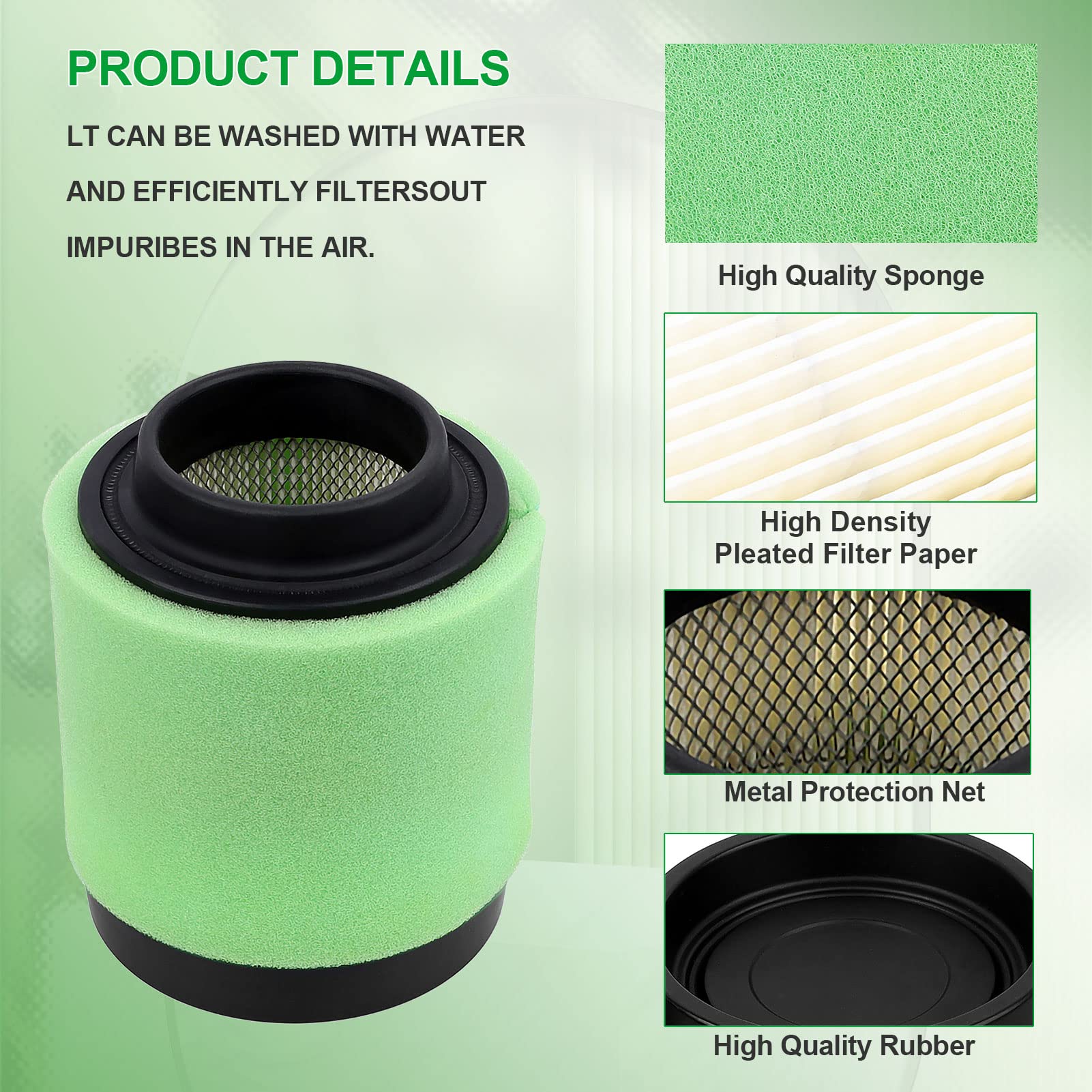 Trail Boss 325 330 Air Filter For Polaris Magnum 325 330 Trail Boss 325 330 2X4 4X4 Trail Blazer 330 Atp 330 332 Blazer Quad Atv
