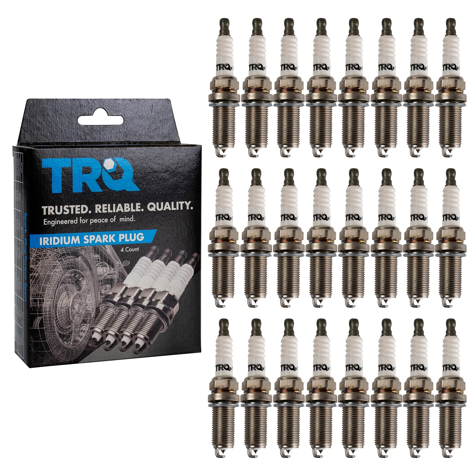Trq Iridium Spark Plugs Engine Tune Up Ignition Kit 24 Piece Set Compatible With 1998-2004 Mercedes-Benz Cl600 1996-2005 S600 19