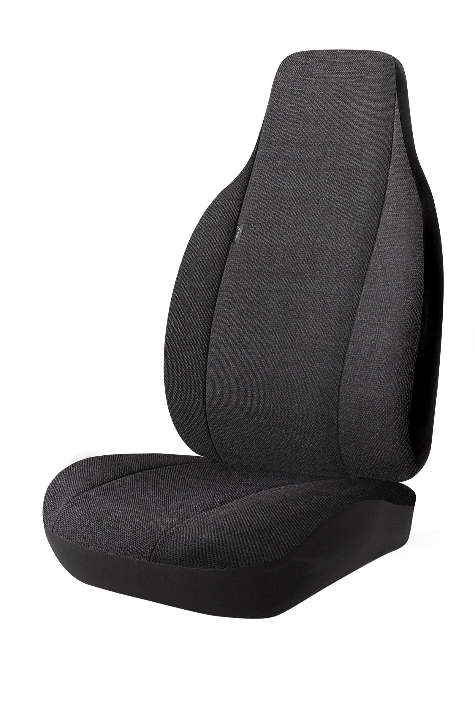 Fia TRS47-35 BLACK TRS40 Solid Wrangler Solid Black Seat Cover (Front Split Seat 40/20/40/Saddle Blanket)