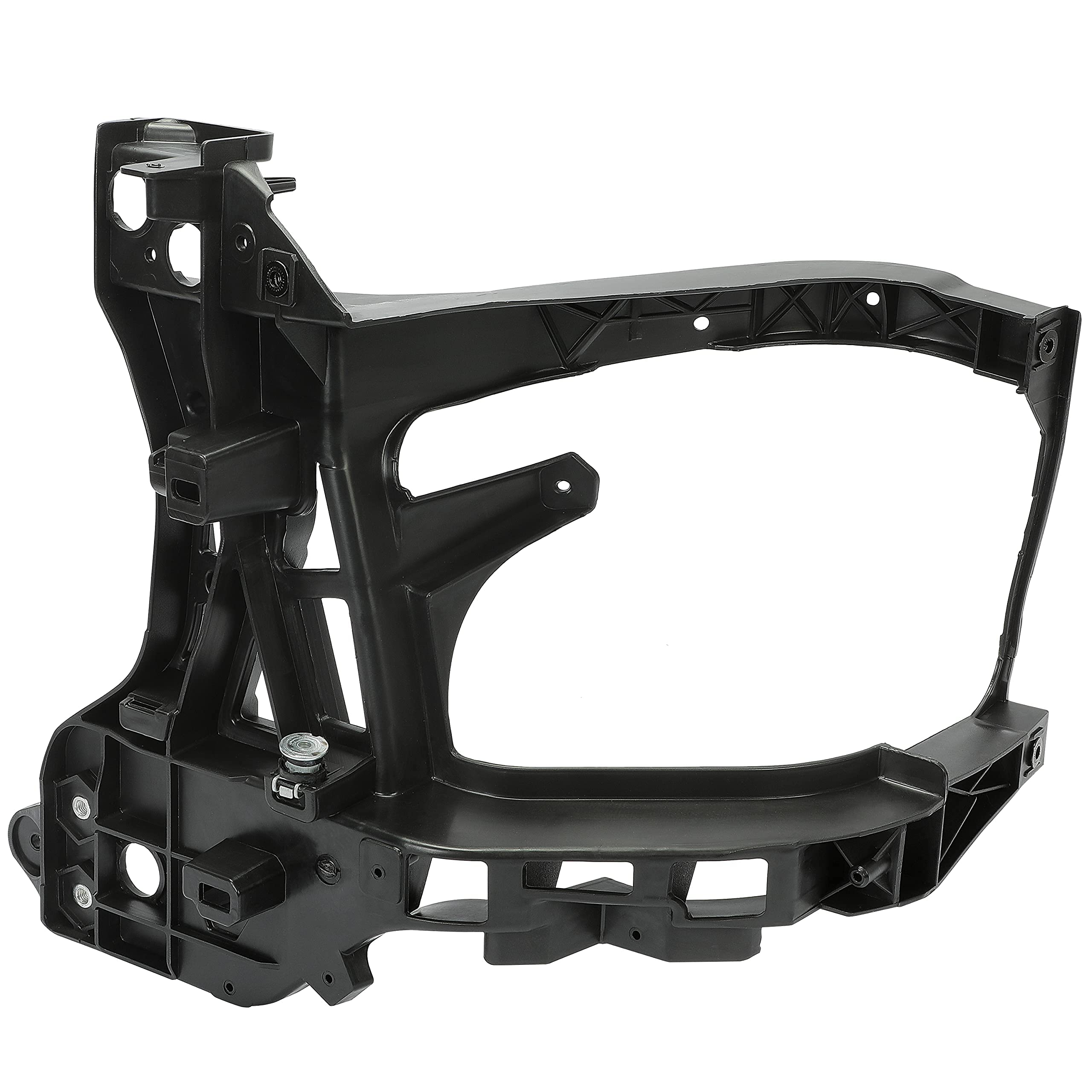 ECOTRIC Radiator Support Headlamp Mounting Bracket, Left (Driver Side), Black, Compatible with 2013-2024 Dodge Ram 1500/2500/3500, Model