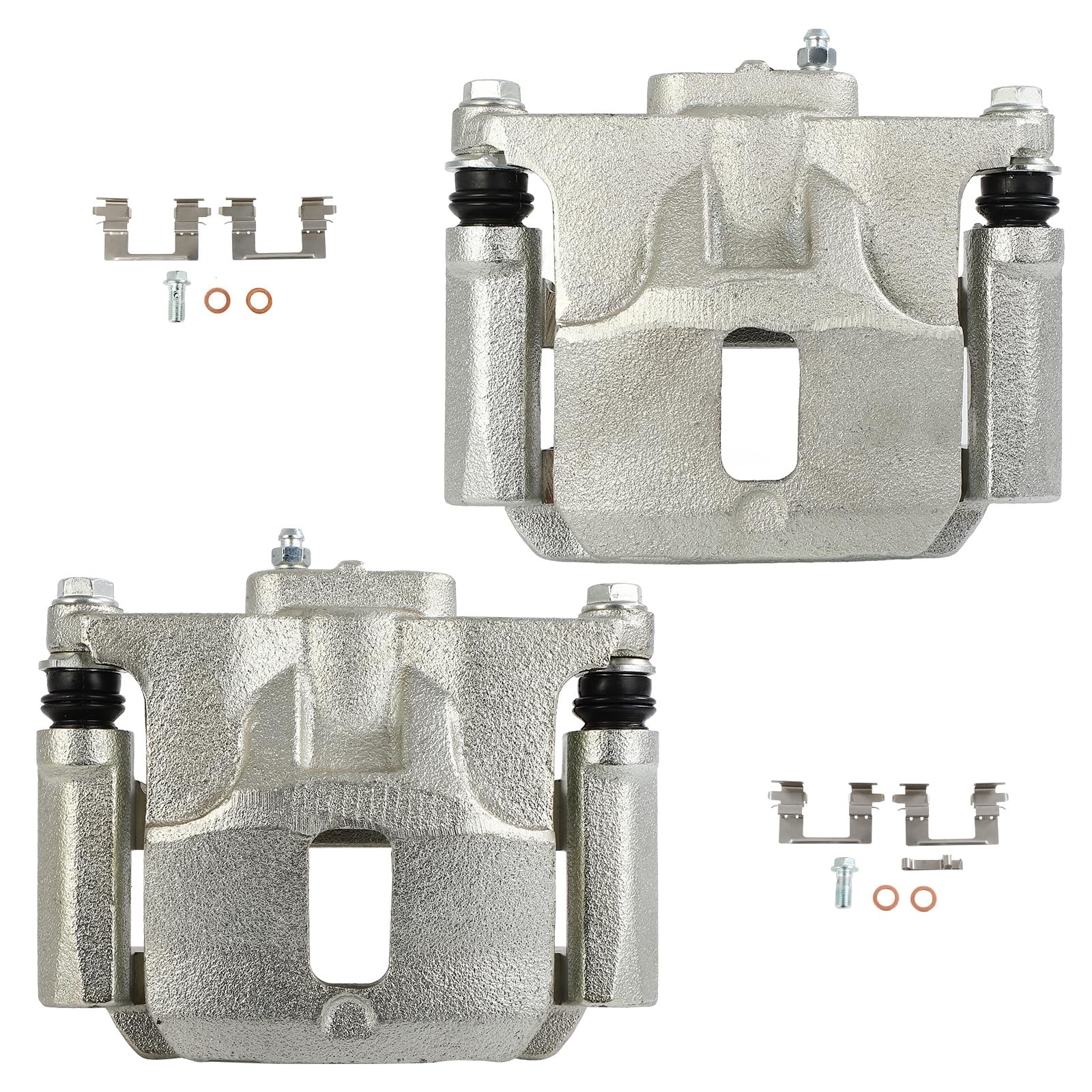 cciyu 18B5522 18B5523 Rear Left & Right Brake Caliper with Bracket Fit For Chevrolet For Colorado 2015-2020,For GMC For Canyon 2
