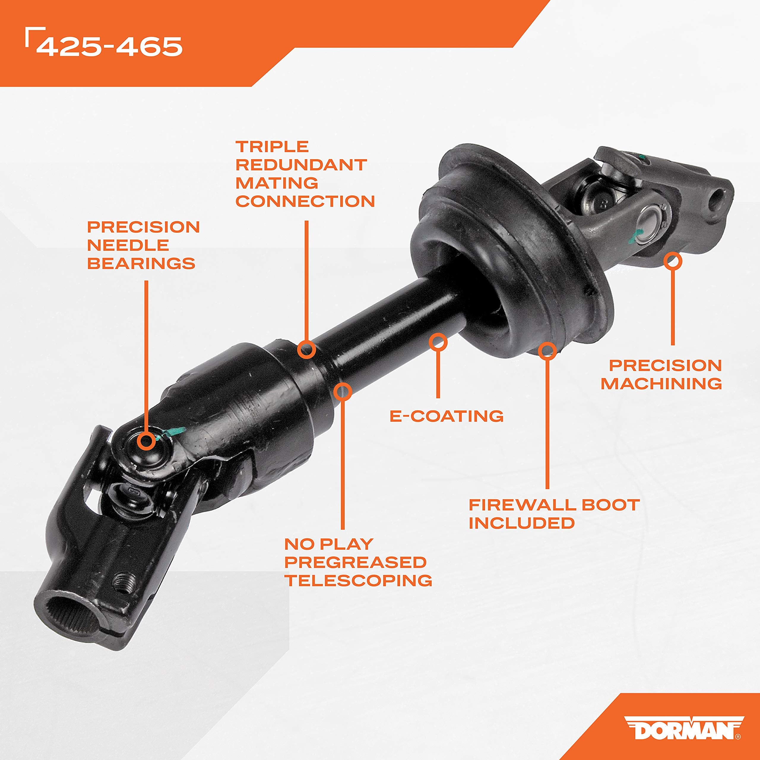 Dorman 425-465 Steering Shaft Compatible with Select Lexus/Toyota Models
