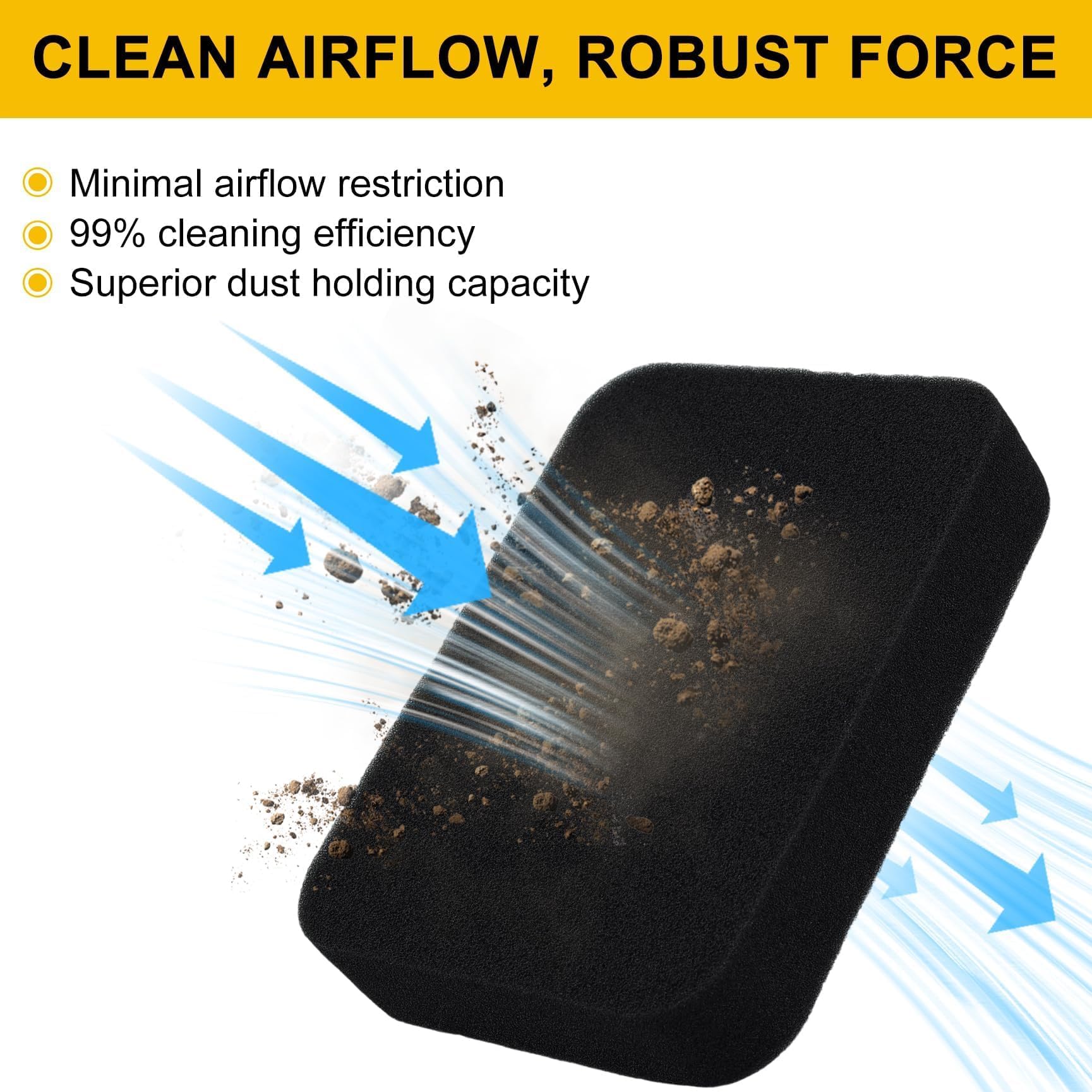 Panari 17211-899-000 Air Filter For Honda Gx390 Gx240 Gx270 Gx340 Engine Eb3000 Eb3500 Eb3800 Em3000 Em3500 Em3800 Coleman Power