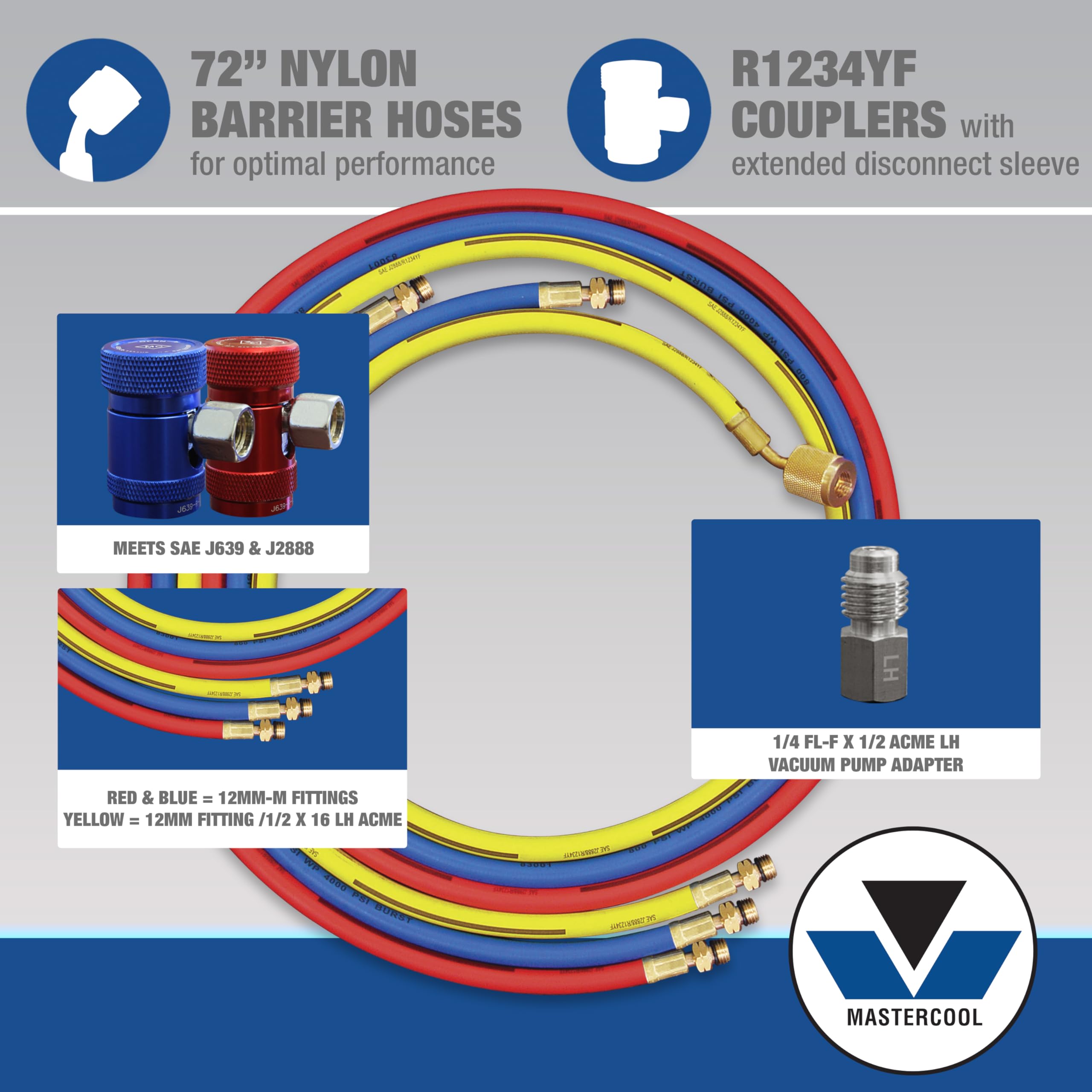 Alum Manifold W/ R1234Yf Hose