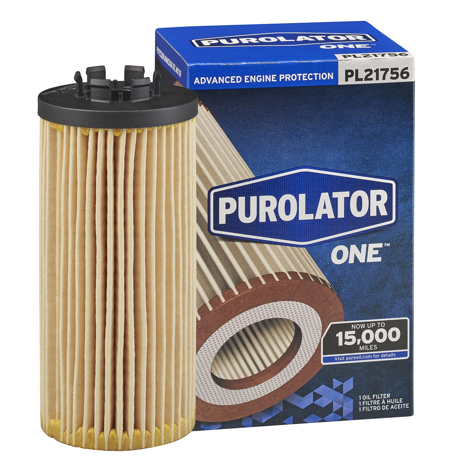 Purolator PL21756 PurolatorONE Advanced Engine Protection Cartridge Oil Filter Compatible With 2020-2024 BMW X1, X2, 228i xDrive