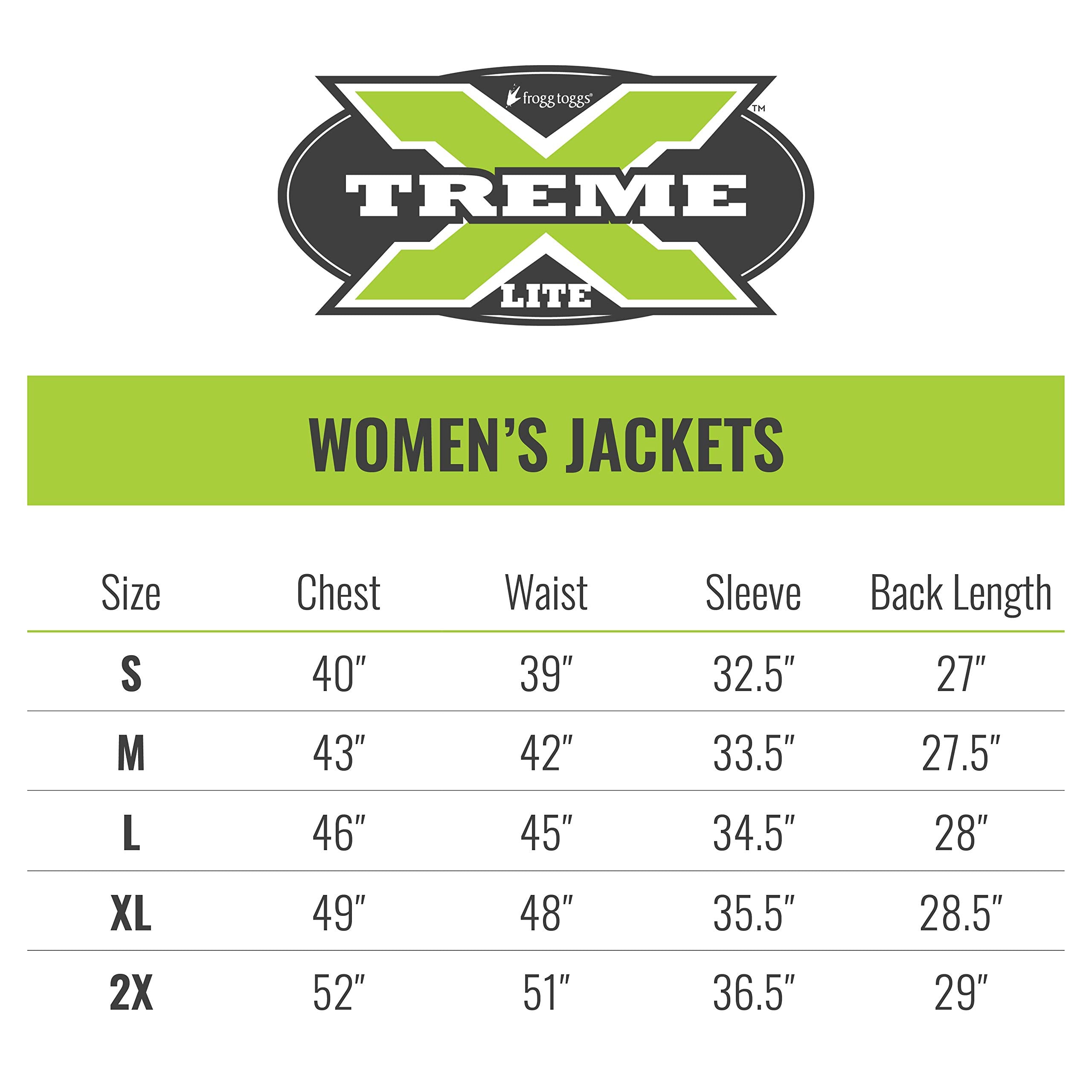 Frogg Toggs Women'S Xtreme Lite Packable Waterproof Breathable Rain Jacket