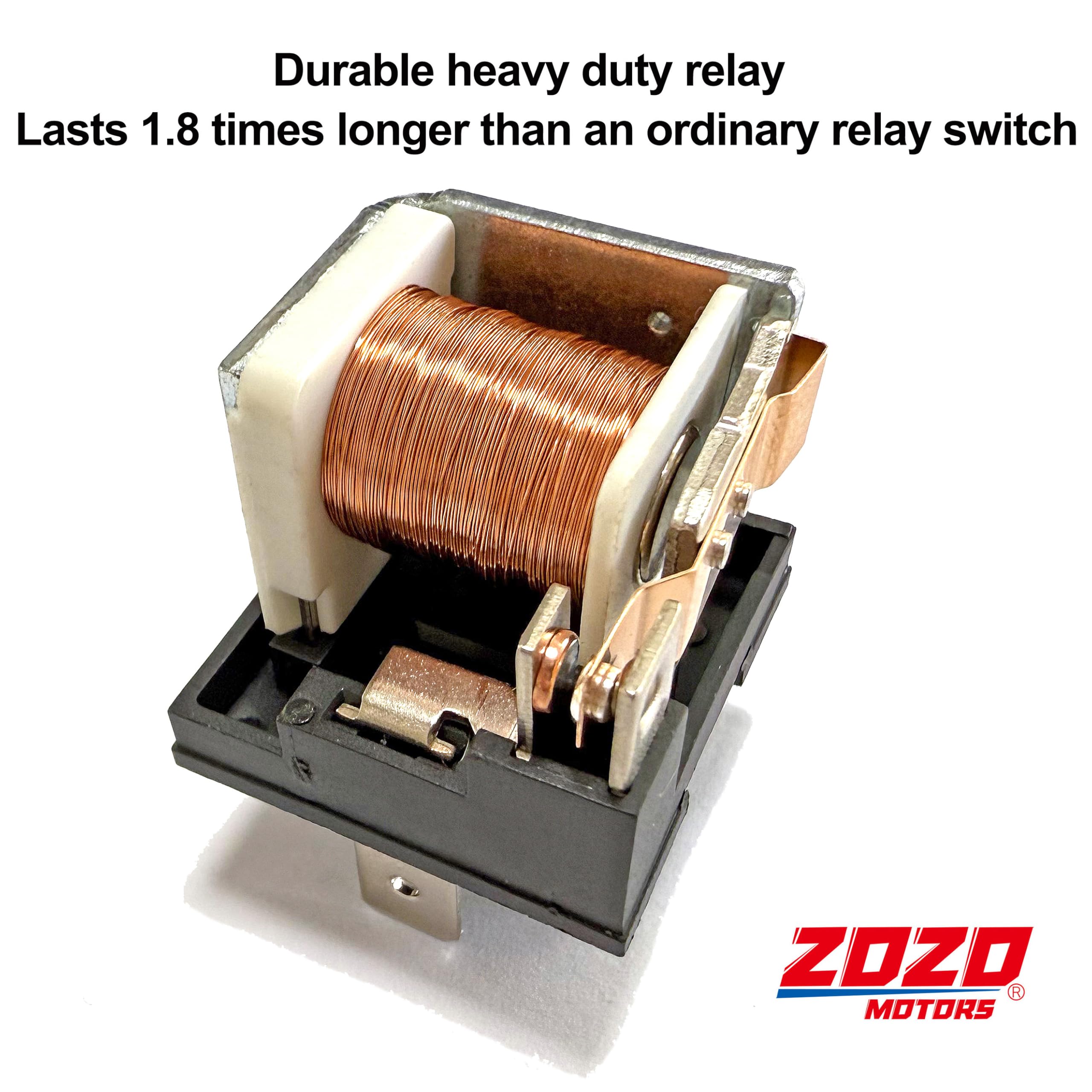 ZOZOMOTORS Dual Electric Fan Relay Kit Radiator Electric Fan Thermostat Kit Temperature Sensor Switch 185 On 175 Off, Automotive