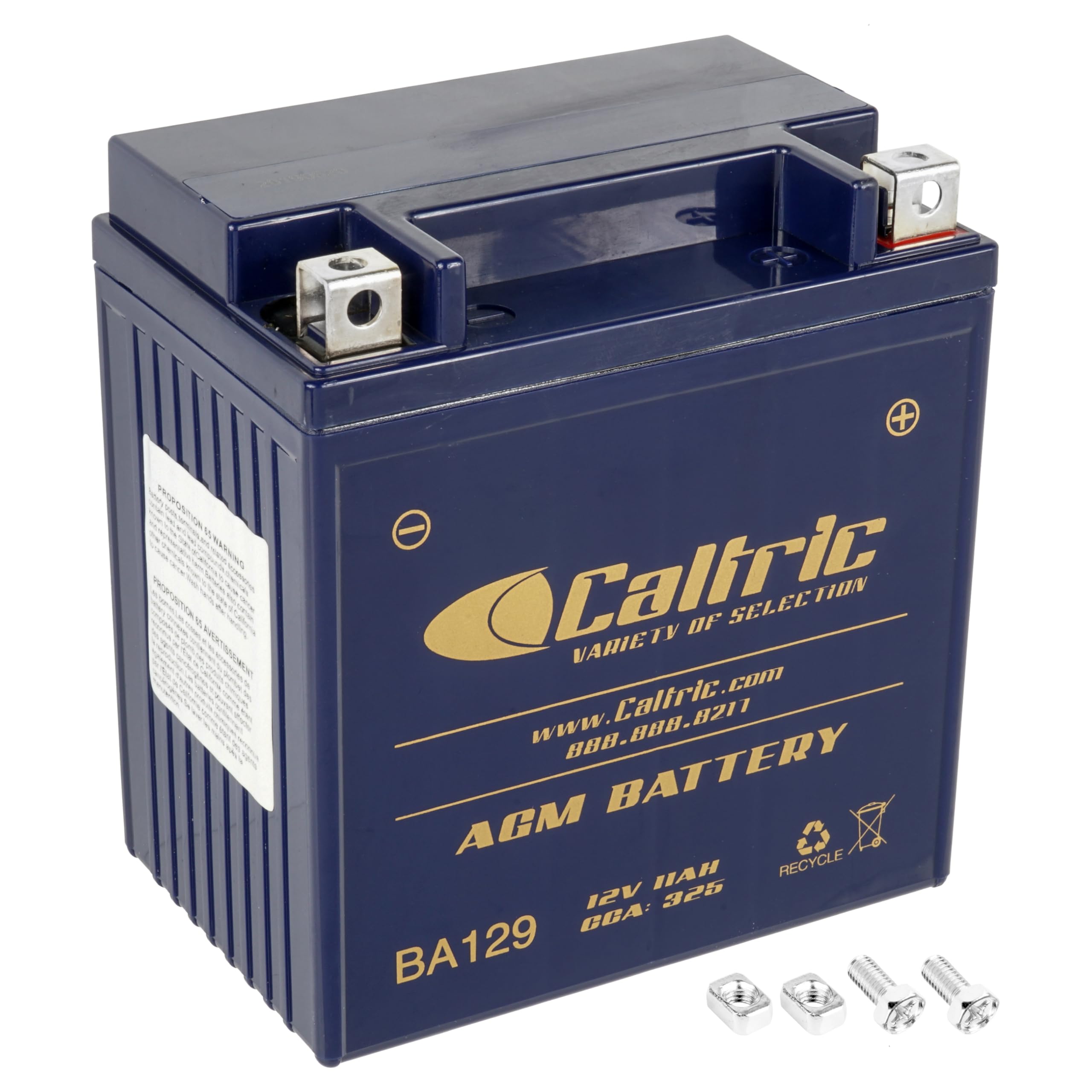 Caltric Agm Battery Compatible with Suzuki Gs550 Gs550E Gs550L Gs550M Gs550T 1977 1978 1979 1980 1981 1982