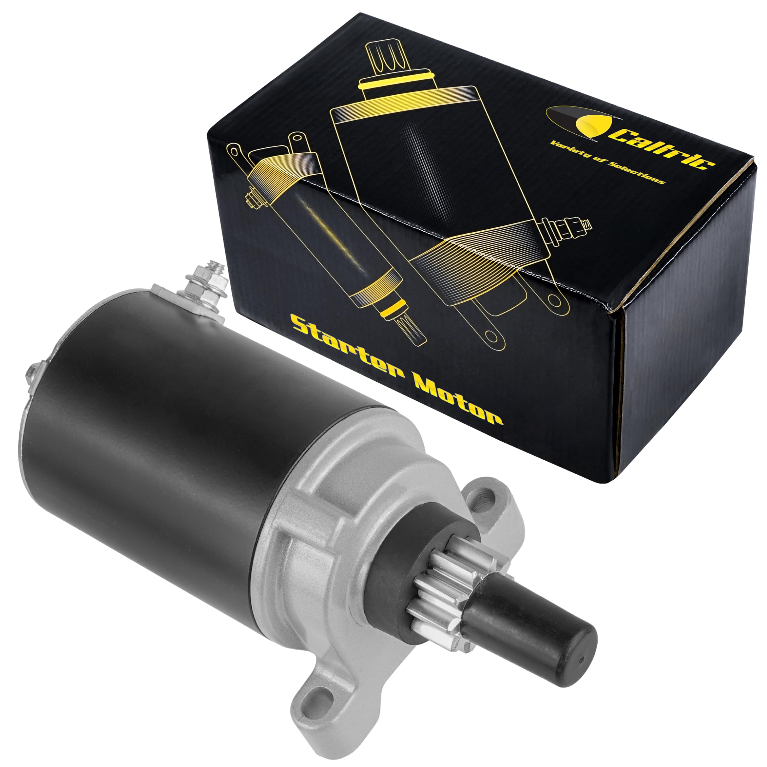 Caltric Starter Compatible with Tecumseh Small Engine Ohv125 Ohv130 Ohv135