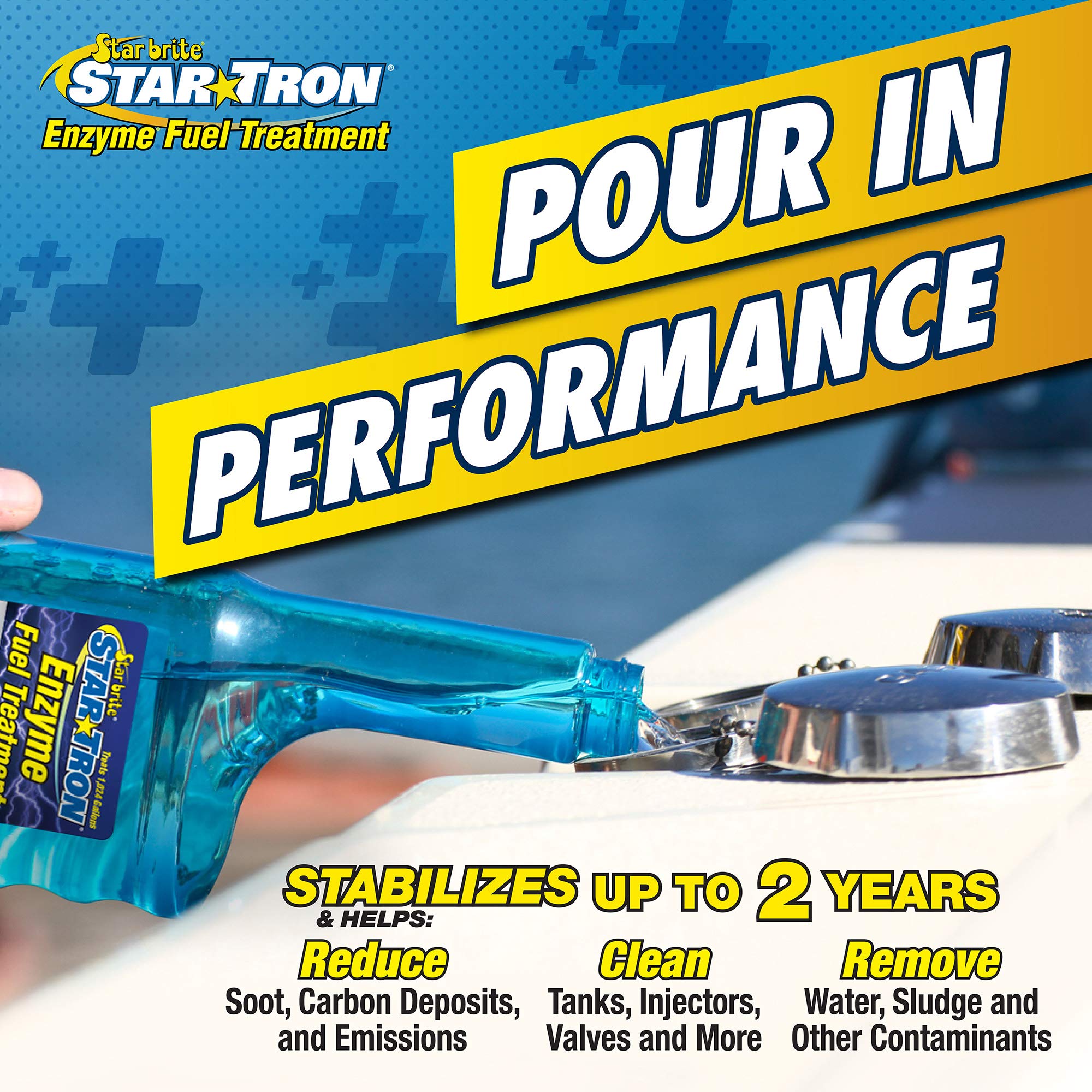 STAR BRITE Star Tron Enzyme Fuel Treatment, Super Concentrated Diesel, 32 oz, Plastic, Model 093132SS, Treats 32 Gallons, Multicolor