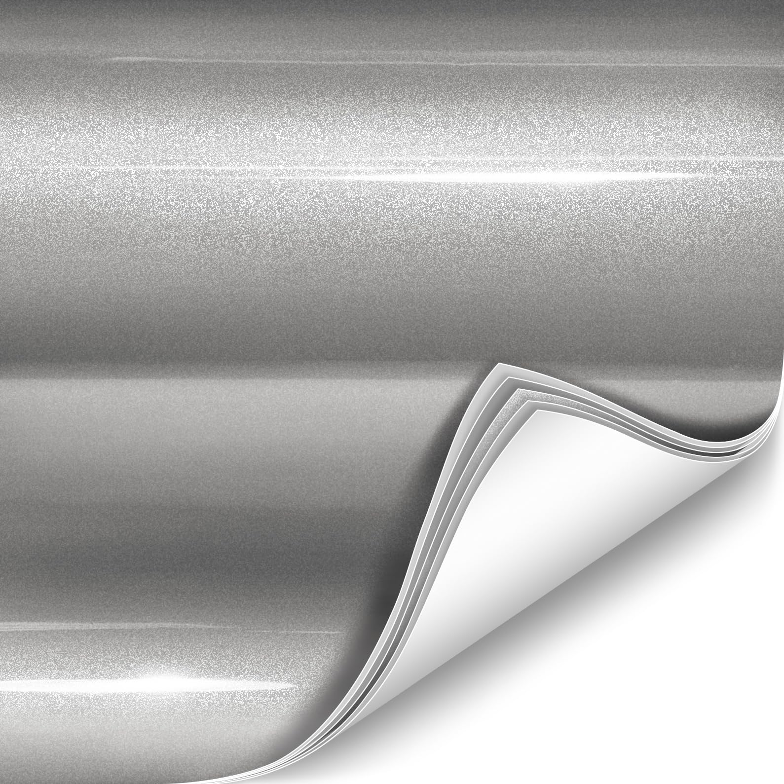 Colorfusion Ppf By Vvivid, Gloss Gt Silver Dry Apply Ppf Vinyl Car Wrap Roll 1Ft X 5Ft