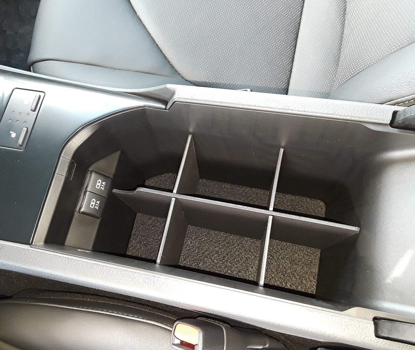 Vehicle Ocd - Center Console Organizer For Toyota Camry Xle/Xse (2018-2025) And Le/Se (2020-2025) - Made In Usa - Slx137