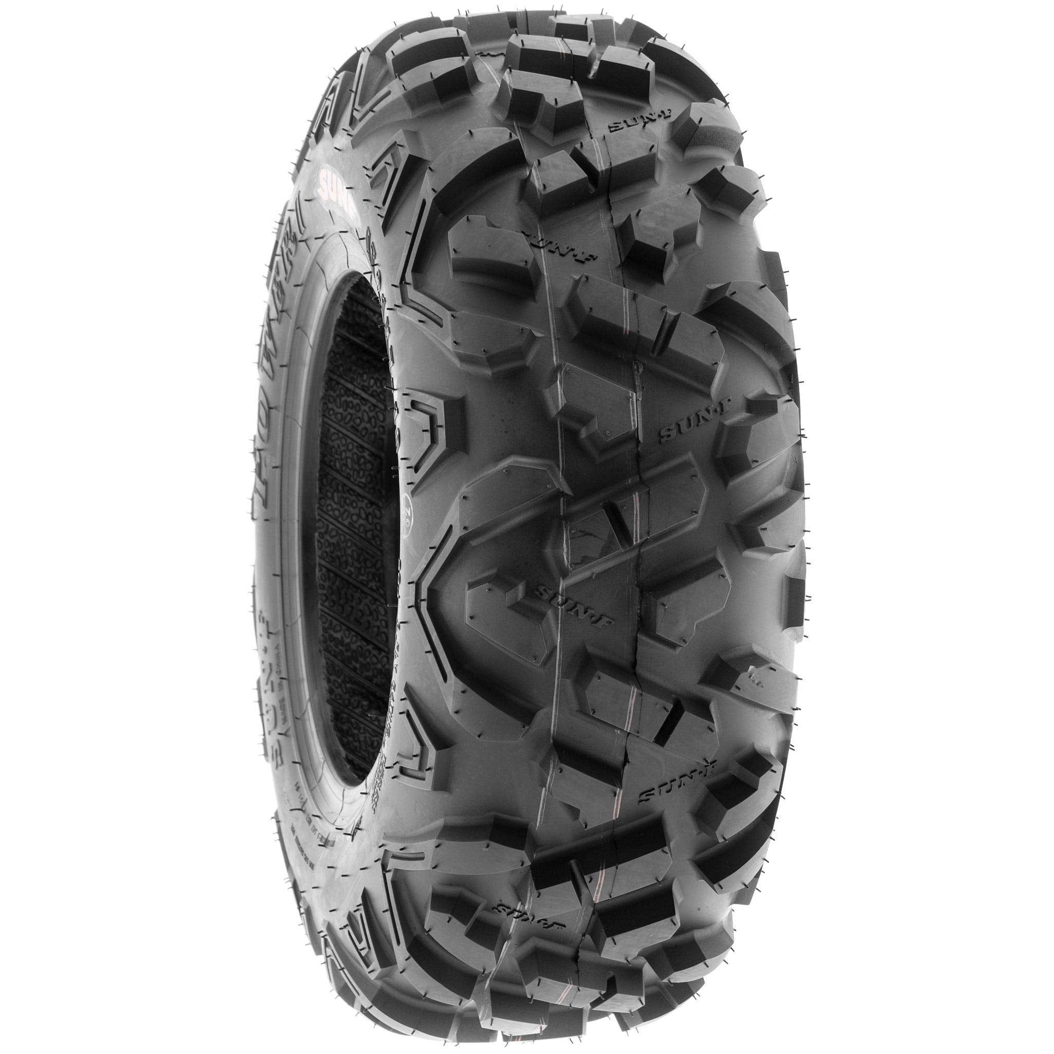 Set Of 4 Sunf Power.Ii Atv Utv Tires 19X7-8 Front & 19X7-8 Rear, All-Terrain Off Road, 6 Pr, A051