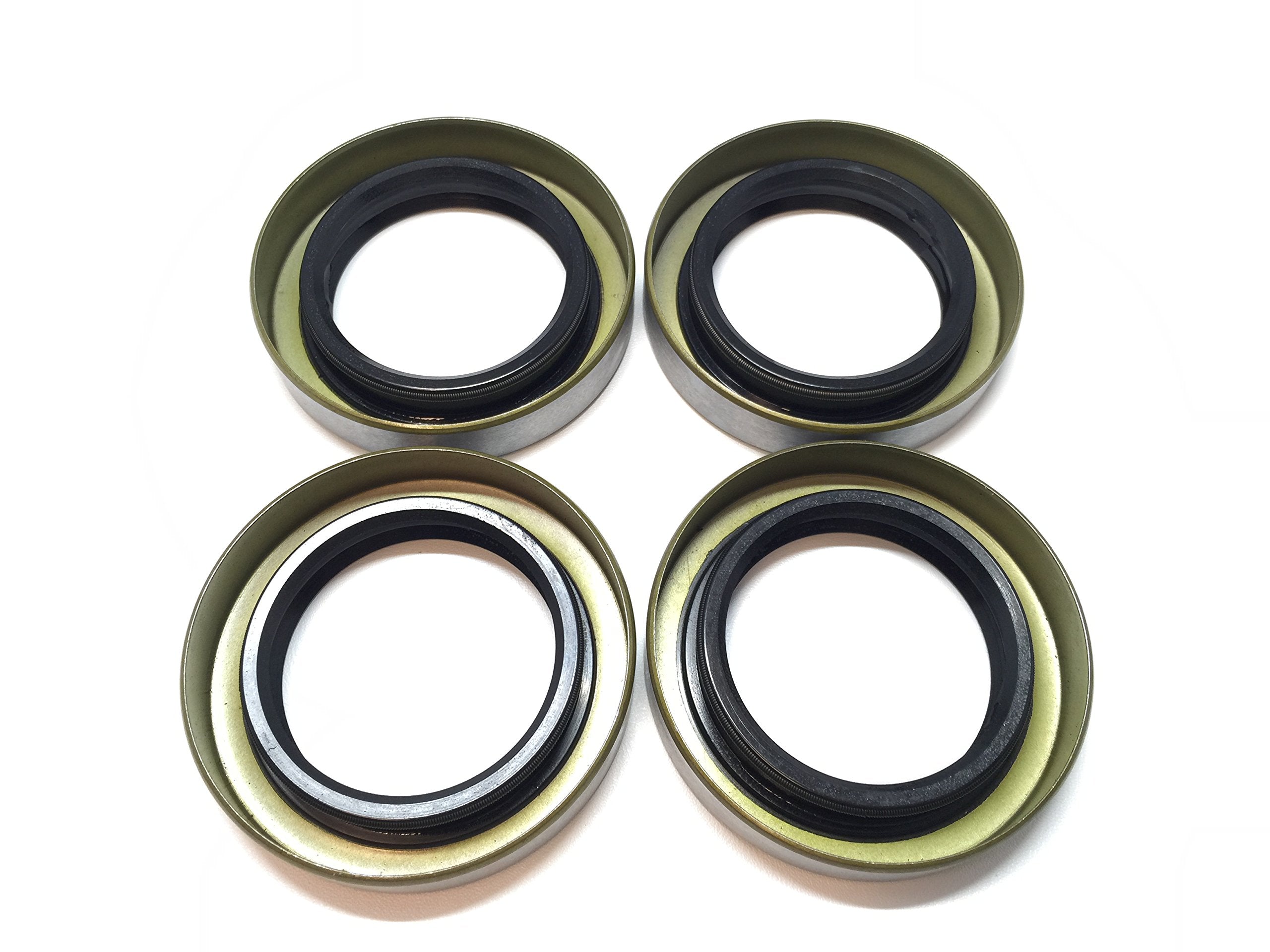 (Pack Of 4) Wps Double Lip Trailer Axle Hub Grease Seals 1.68'' X 2.56'' X 0.500'' Wps 168255Tb For 1 3/8'', L68149 Trailer Whee
