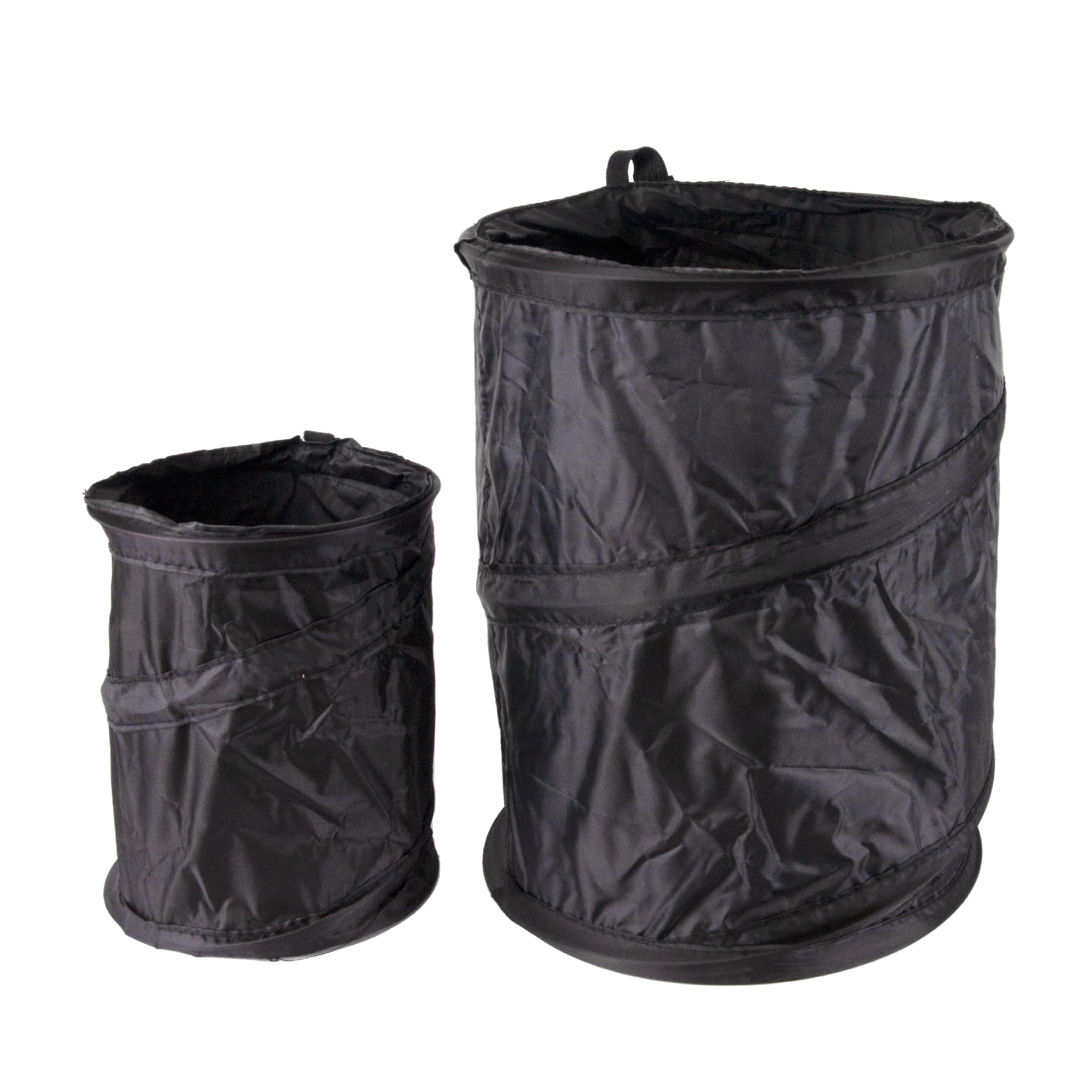 Hopkins TRASHBLA2PK Go Gear PopUp Trash Can, (Pack of 2)