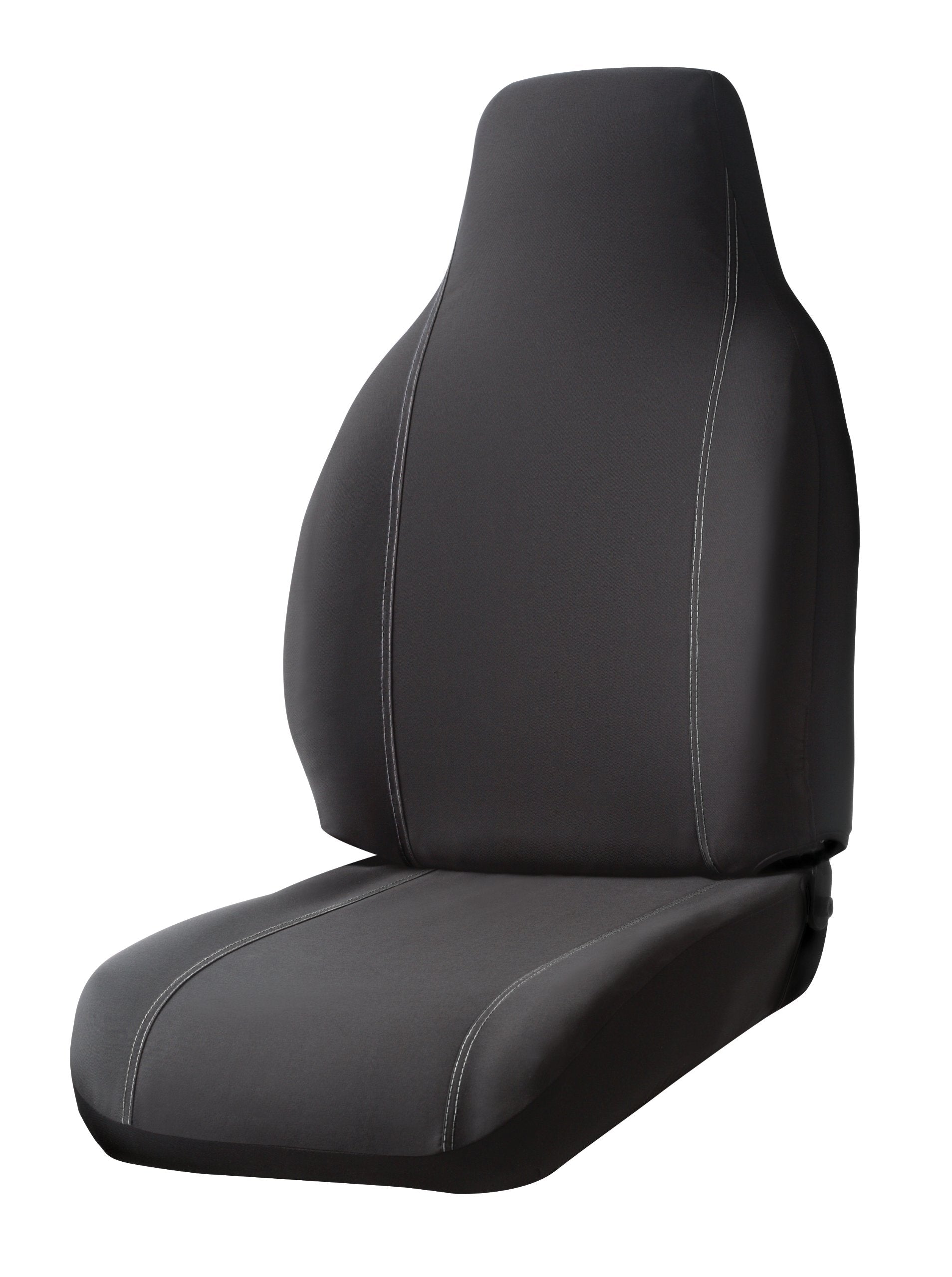 Fia SP89-47 Black Custom Fit Front Seat Cover Split Seat 40/20/40 - Polyester, (Black)