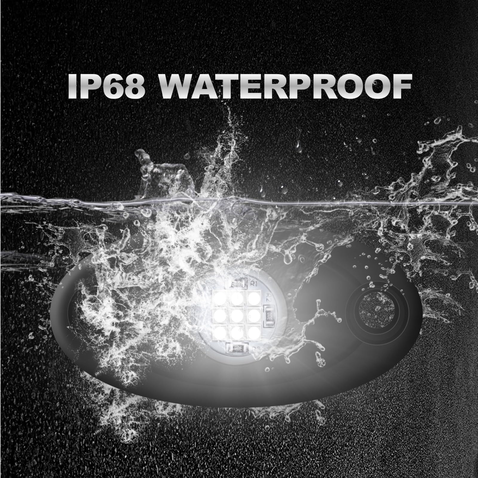 Ly8 4Pods Led Rock Lights White Led Neon Underglow Light For Car Truck Atv Utv Suv Boat Underbody Glow Trail Rig Lamp Waterproof