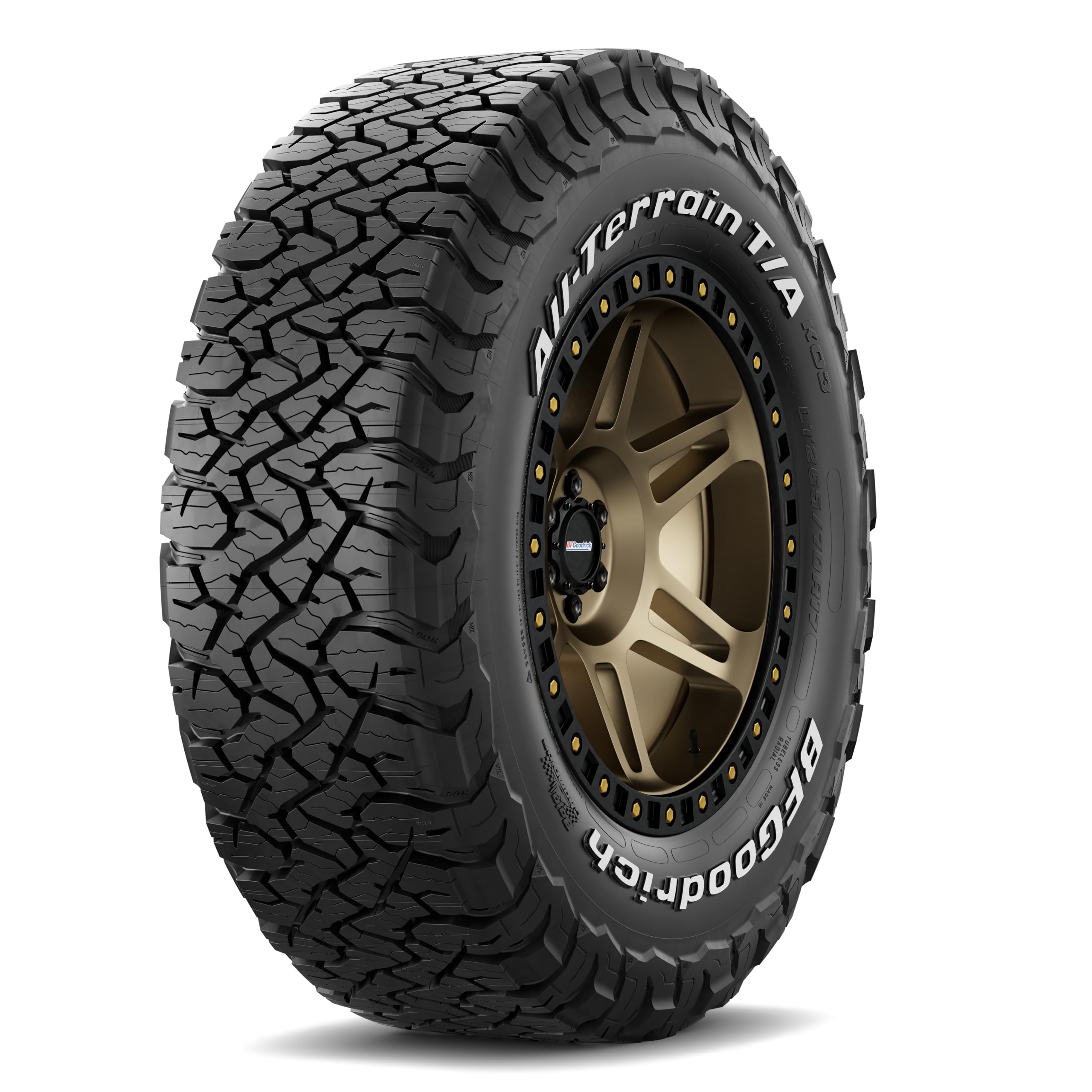 BFGoodrich All-Terrain T/A KO3 Car Tire for Light Trucks, SUVs, and Crossovers, LT285/75R18/E 129/126S