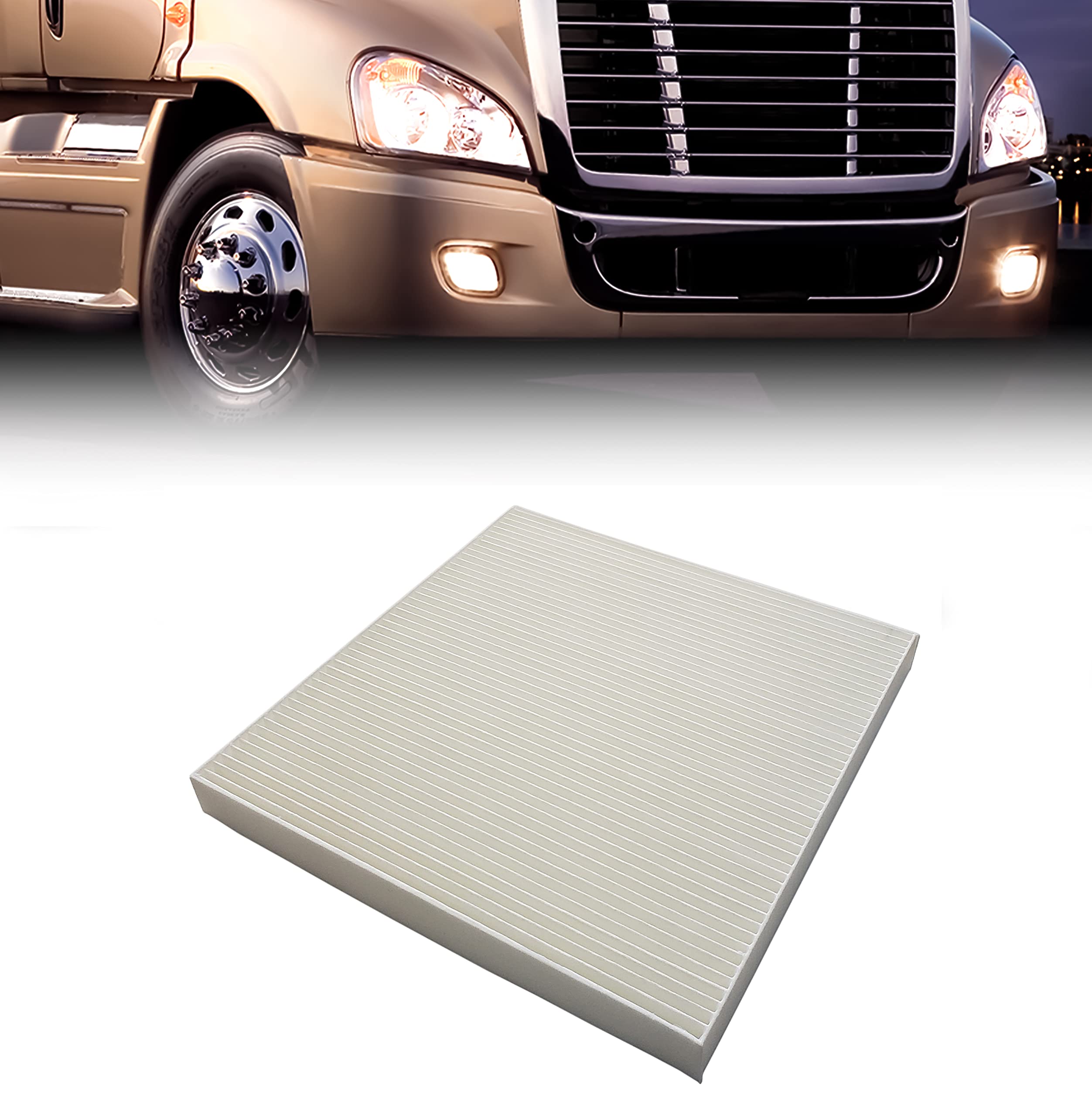 Torque 91559 Cabin Air Filter For Select Freightliner Cascadia Columbia Coronado Century Class Accessories Parts Replaces Pa4857