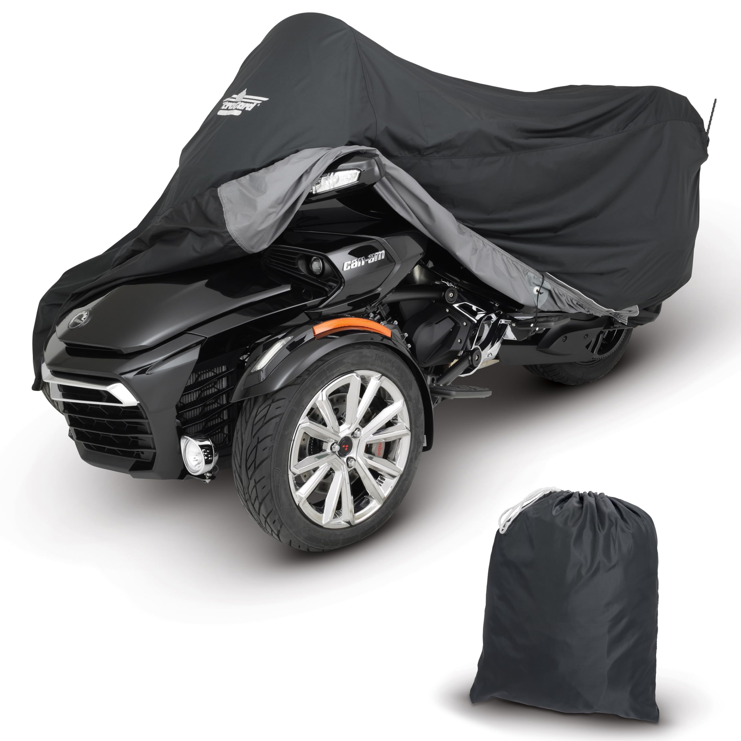 Ultragard Canam Spyder F3-T/Ltd Full Cover With Windshield Liner & Exhaust Heat Shield - Durable Polyurethane Coated, Reflective