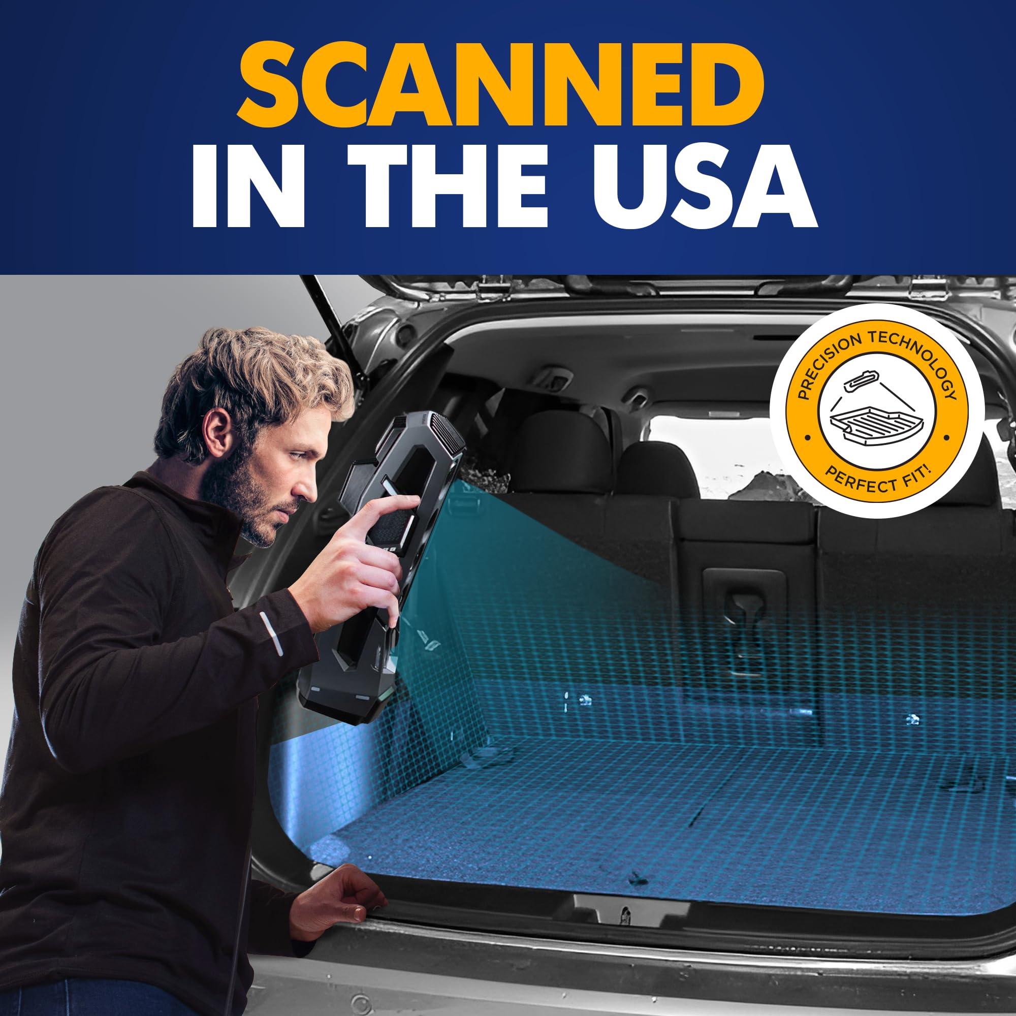 Premium Cargo Liner for Mitsubishi Outlander ES SE Sel 2022-2025 Crossover - 100% Protection - Custom Fit Car Trunk Mat - All-Se