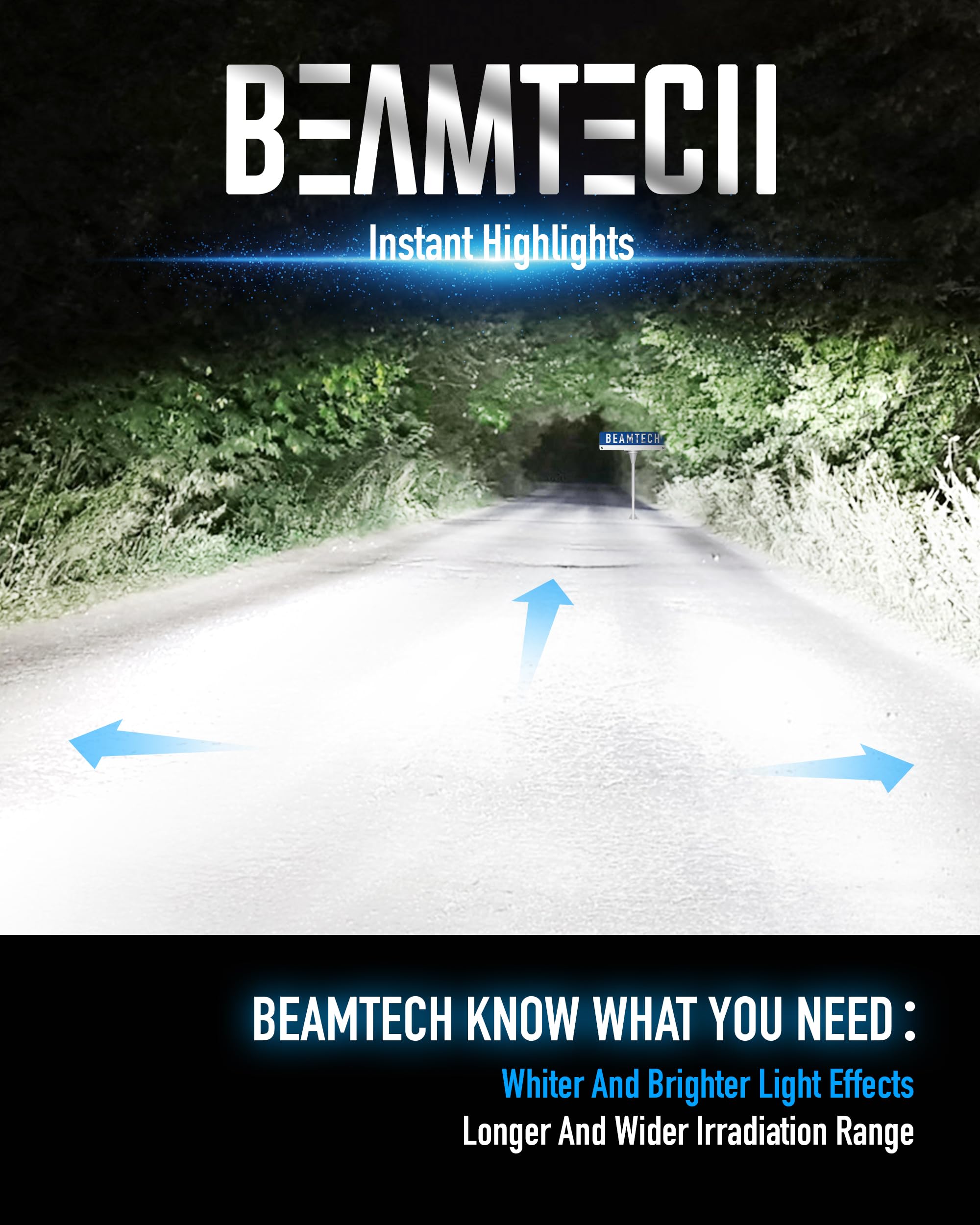 Beamtech 9007 Bulb Hb5 Fog Light Or Atvs