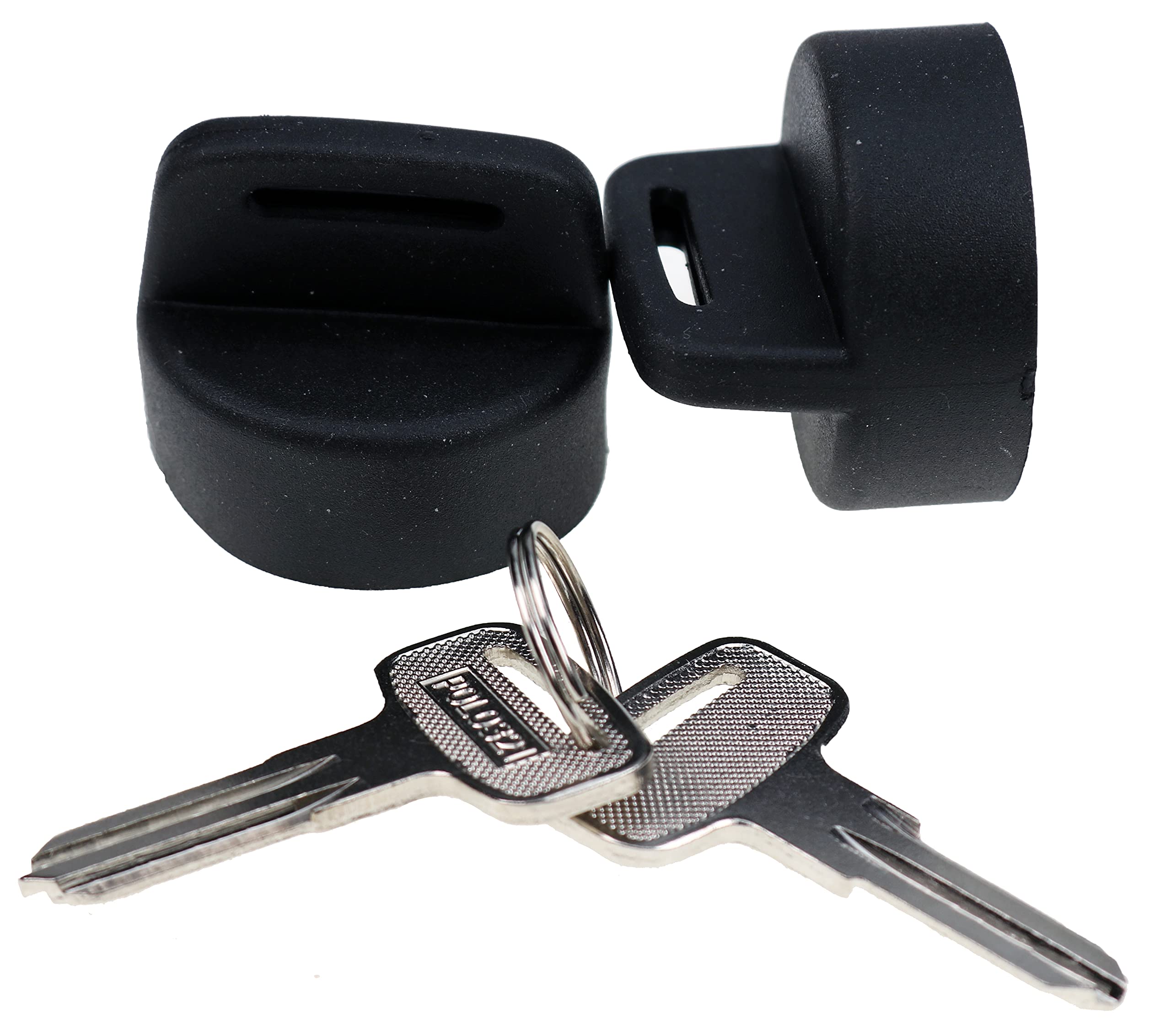 Jeenda 2Pcs Atv Blank Key 4010321 With Two Ignition Key Cover 5433534 Compatible With Polaris 22/23/27/28 Series Magnum 325/330/