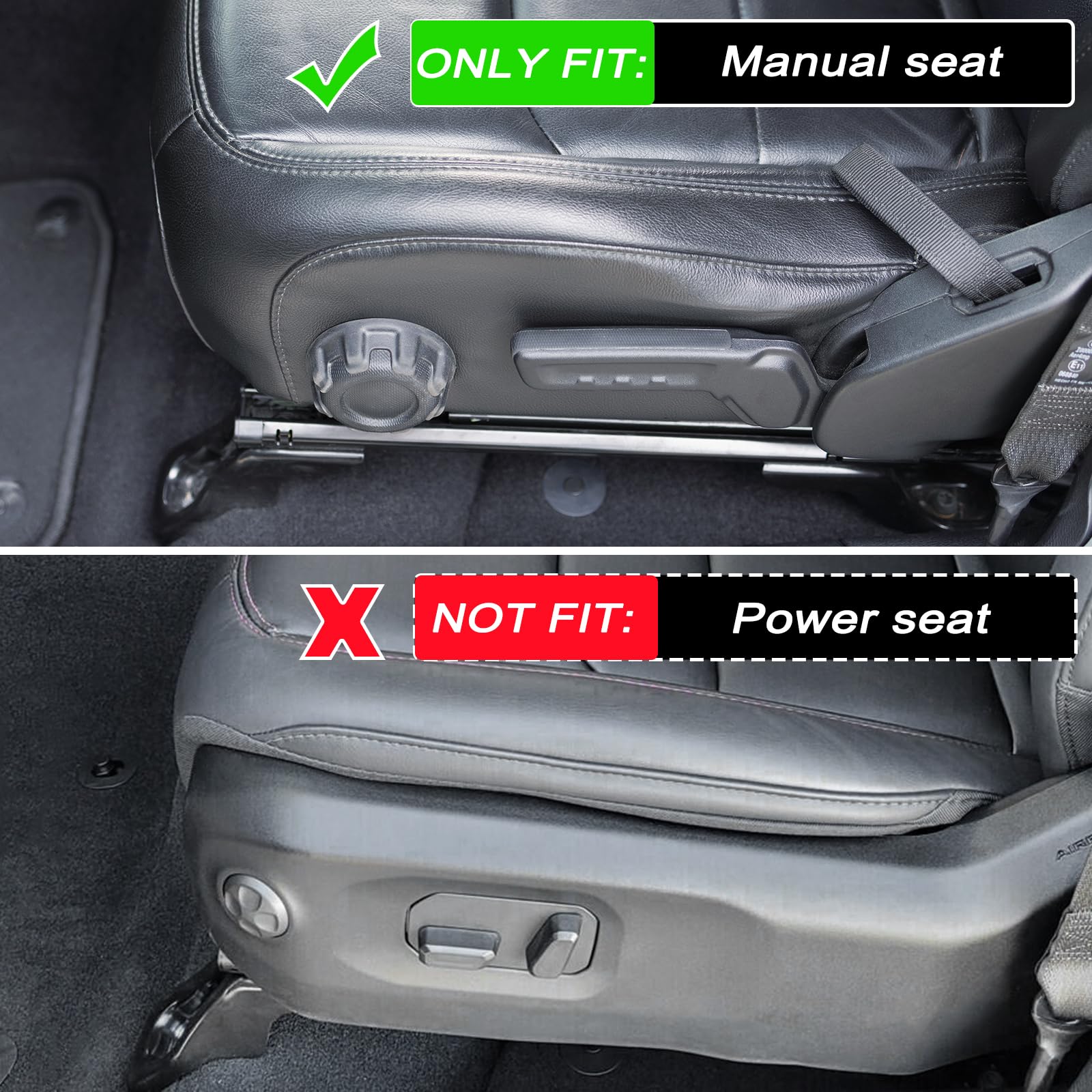 JKCOVER Under Seat Storage Organizer Tray for Jeep Wrangler JL/JLU & Gladiator JT, 2018-2025, 1PC - Patented Design