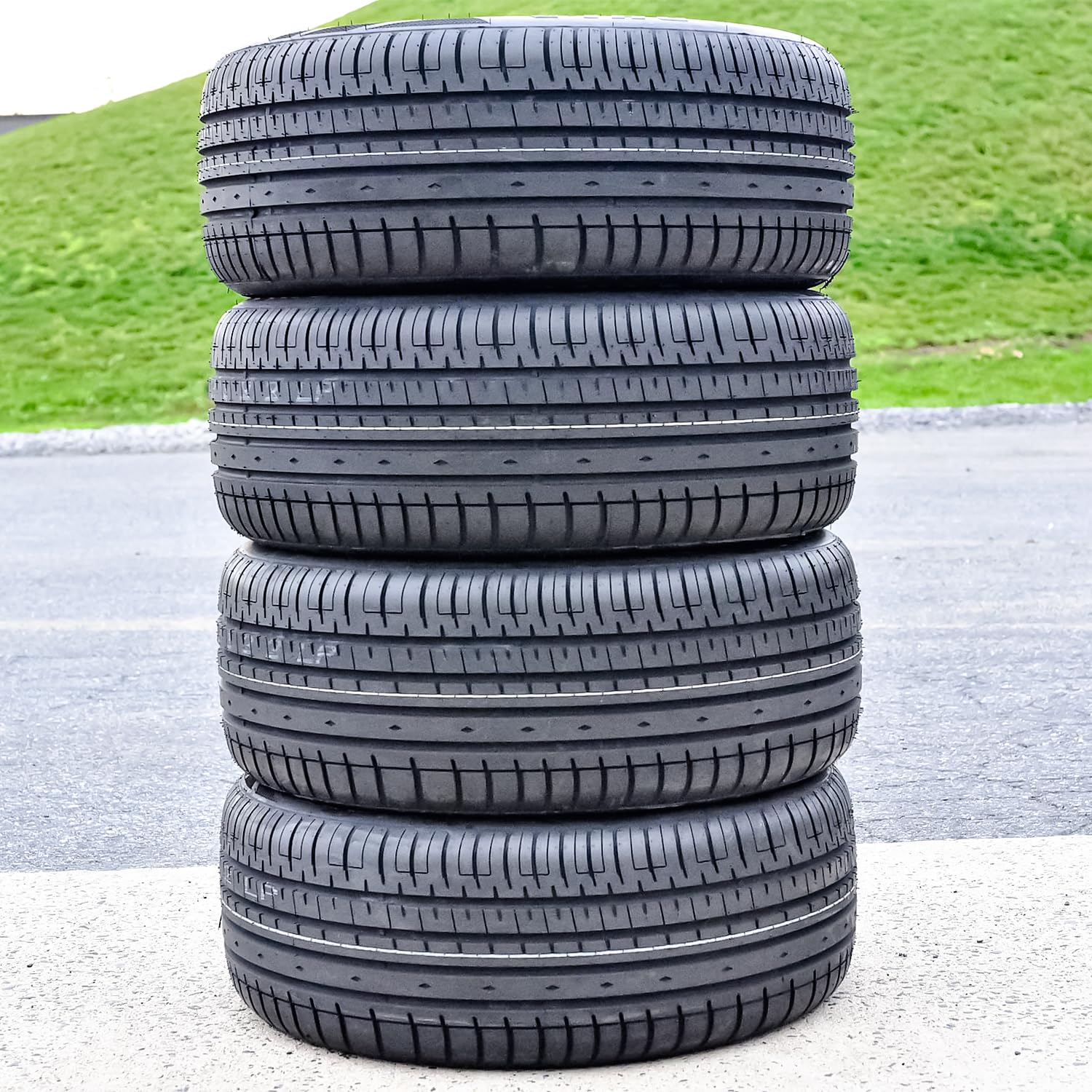 Set of 4 (FOUR) Accelera Phi-R All-Season Passenger Car High Performance Radial Tires-215/45R17 215/45ZR17 215/45/17 215/45-17 9