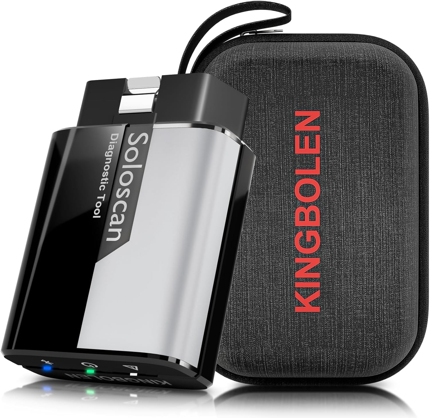 KINGBOLEN Soloscan for Land Rover Jaguar OBD2 Scanner Bluetooth, All Reset Service, Bidirectional Scan Tool for iOS & Android, F