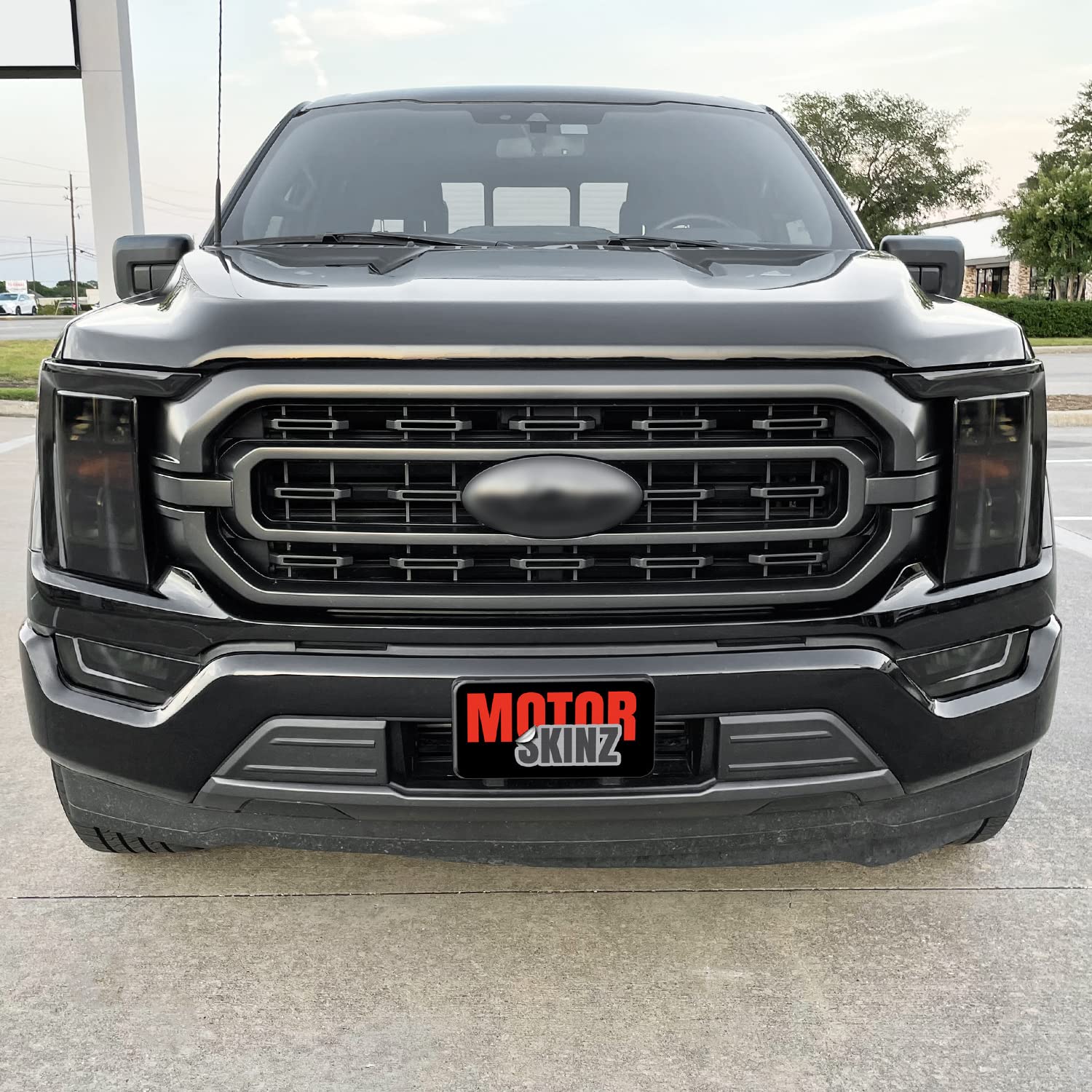 SlickMod PreCut Vinyl Smoke Tint for 2021-2023 Ford F150 Headlight, 20% Dark Smoke, SM-FOR-F15-2123-HL, 1 Head