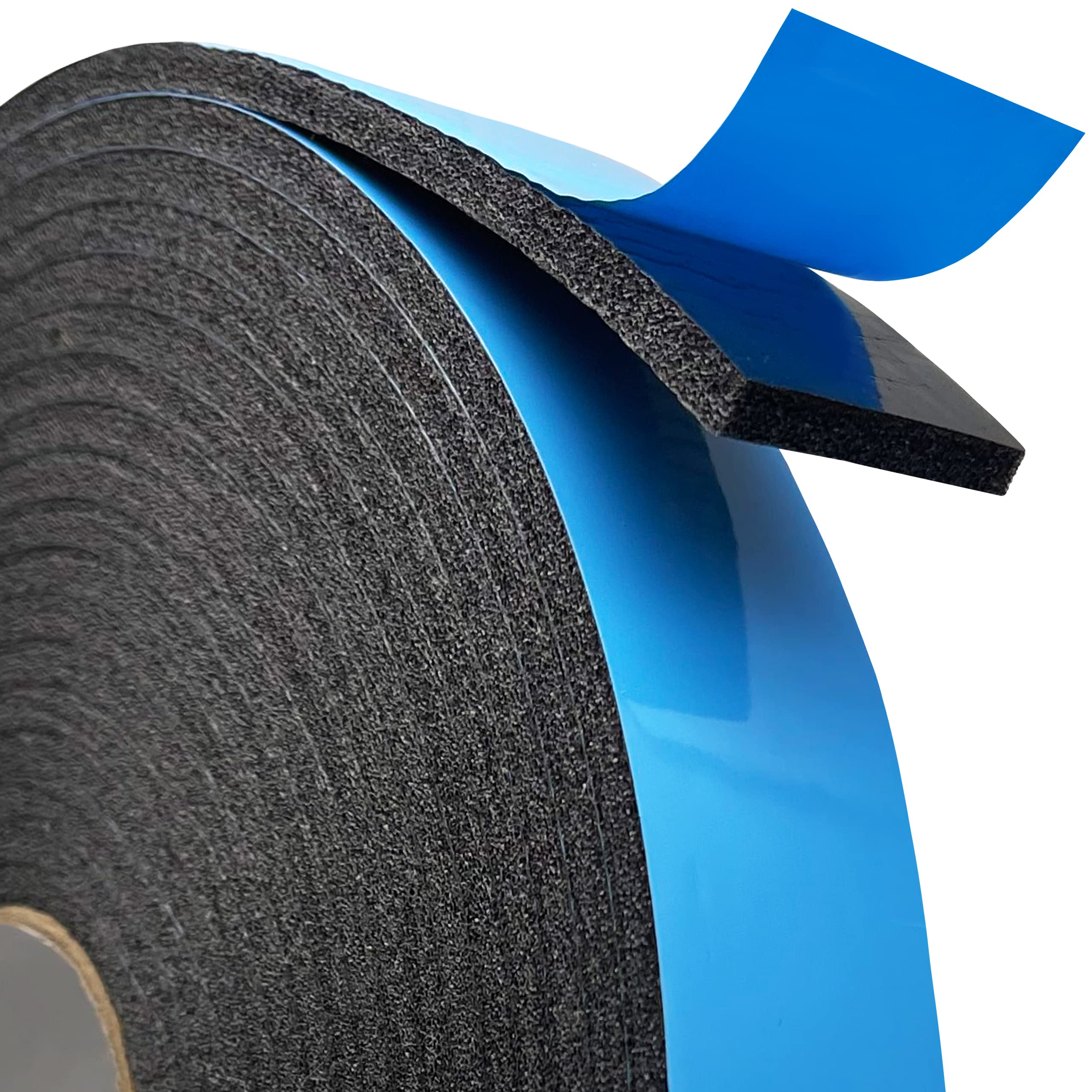Self Adhesive Camper Mount Foam Tape 3/16in x 1 1/4in x 33ft for Truck Shells, RVs, Cars, Boats and Home. Helps Stop Vibrations,